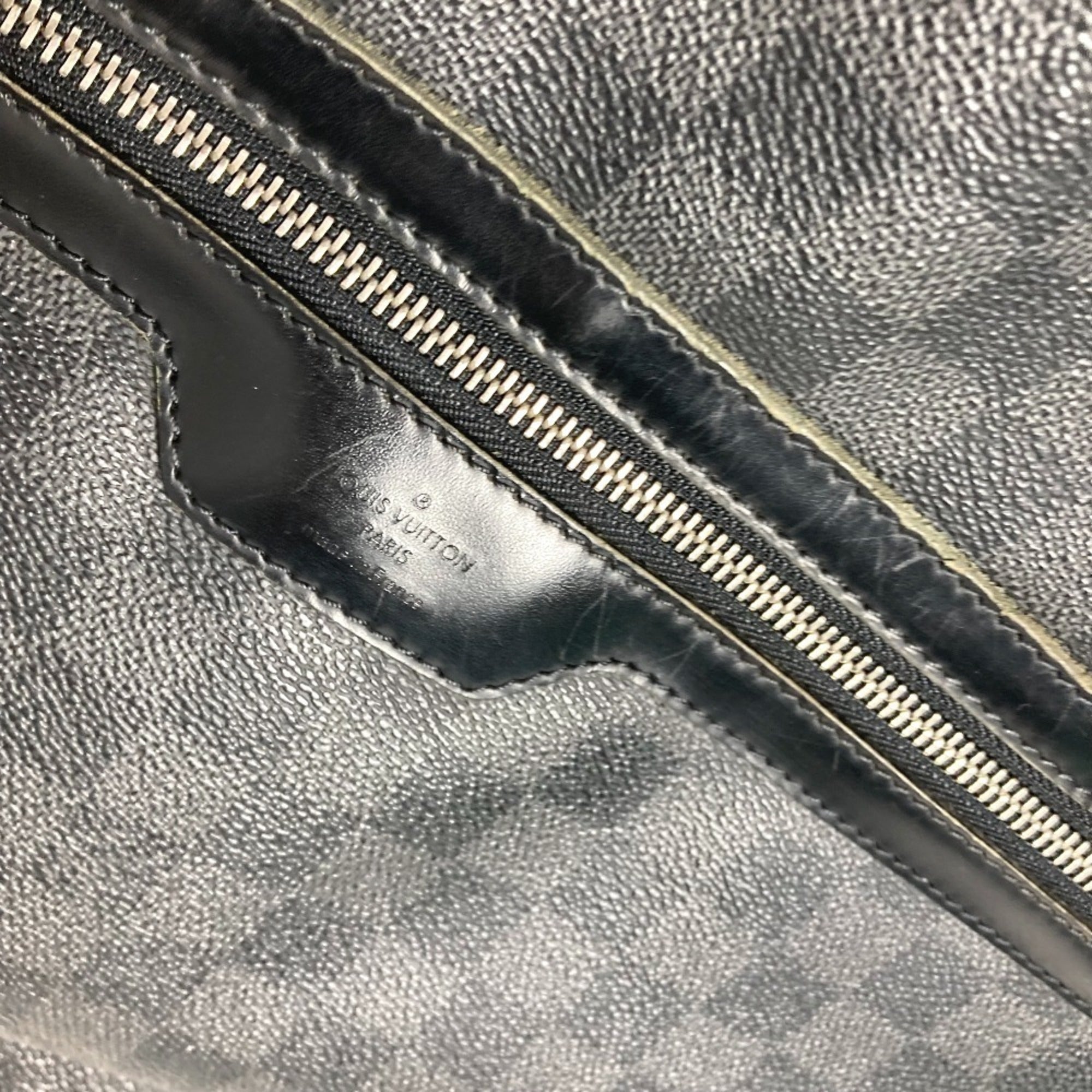 Louis Vuitton Black Damier Graphite Shoulder Bag (Pre-Owned)