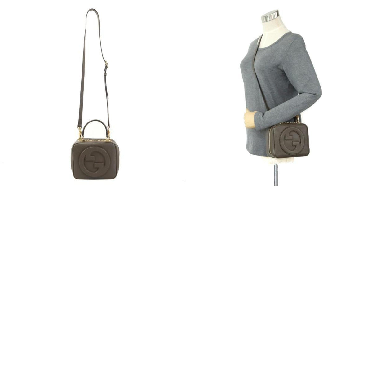 Gucci Khaki Brown Shoulder Bag (Pre-Owned)