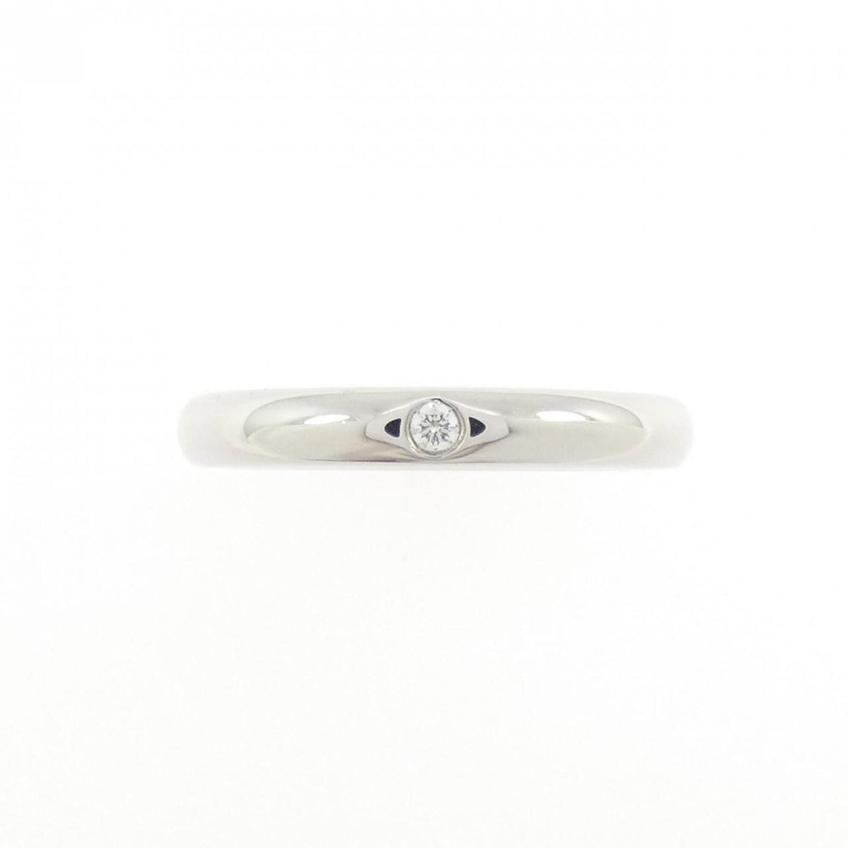 Tiffany Platinum Platinum 950 Band Ring (Pre-Owned)
