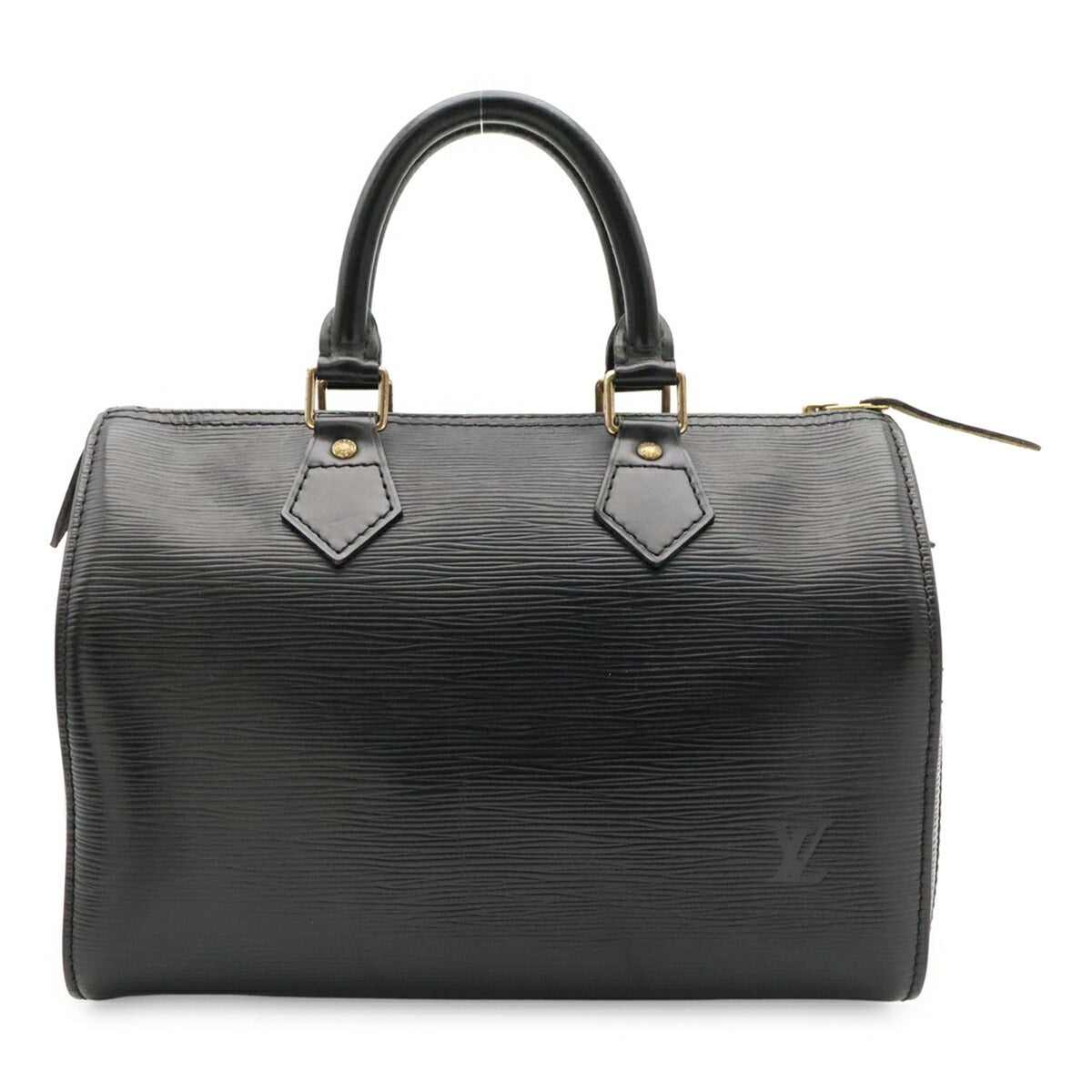 Louis Vuitton Noir Epi Leather Boston Bag Handbag (Pre-Owned)
