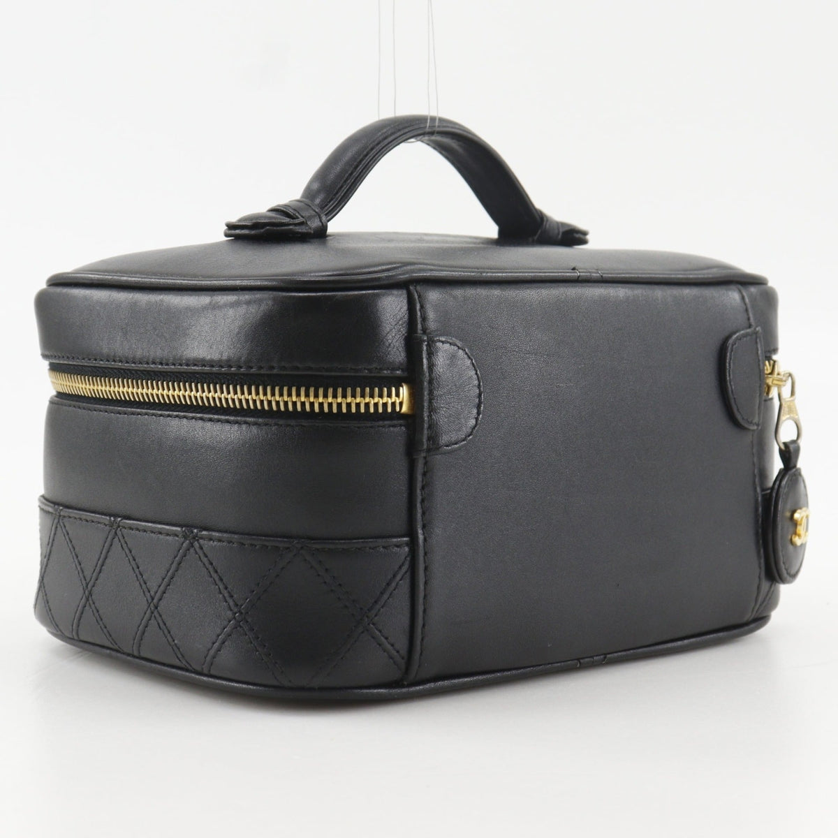 Chanel Black Leather Pouch (Pre-Owned)