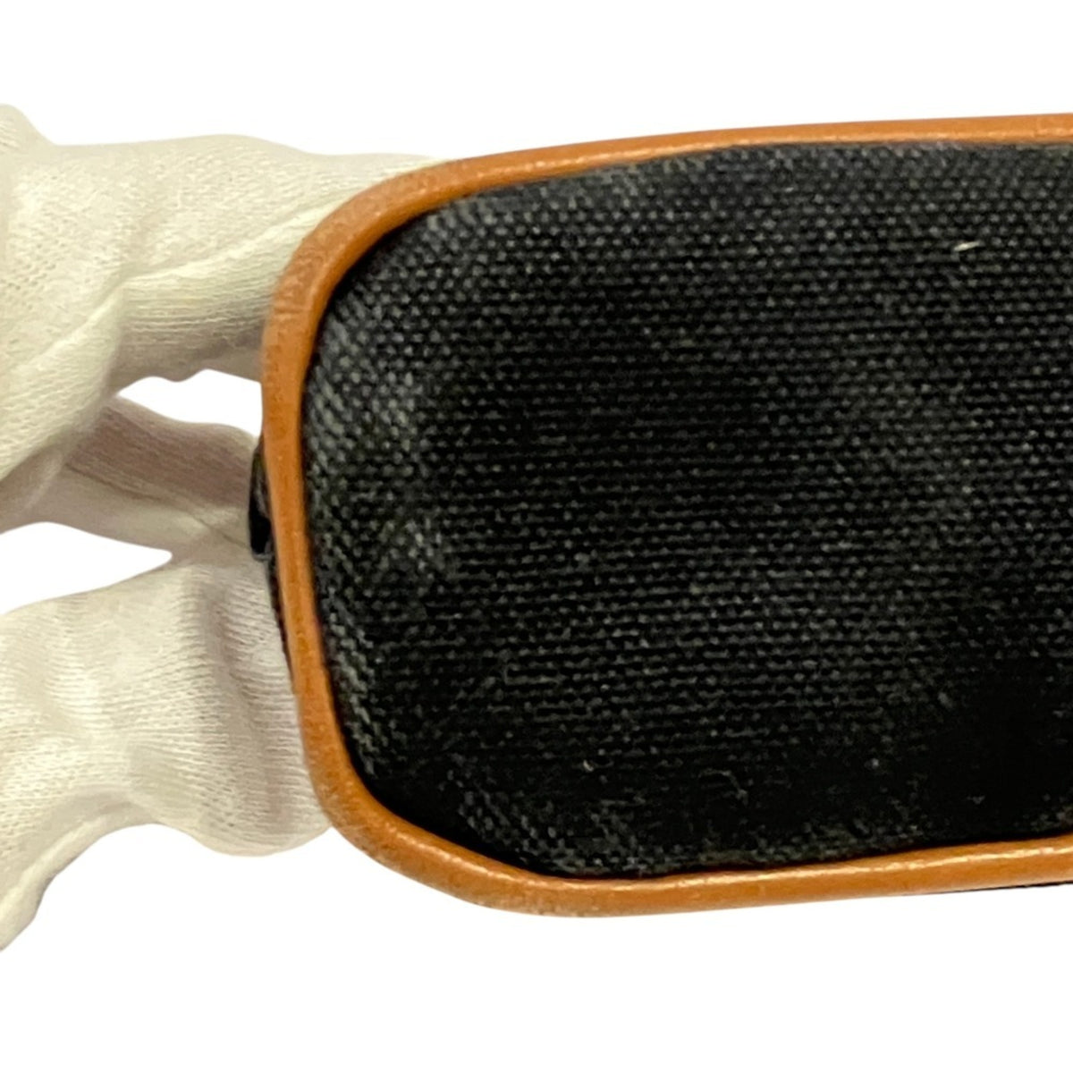 Hermes Black Canvas Cotton Pouch (Pre-Owned)
