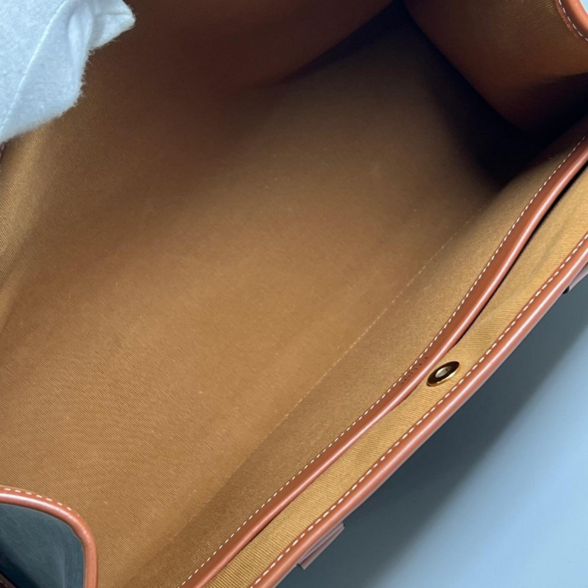 Celine Brown Pvc Leather Tote Bag (Pre-Owned)