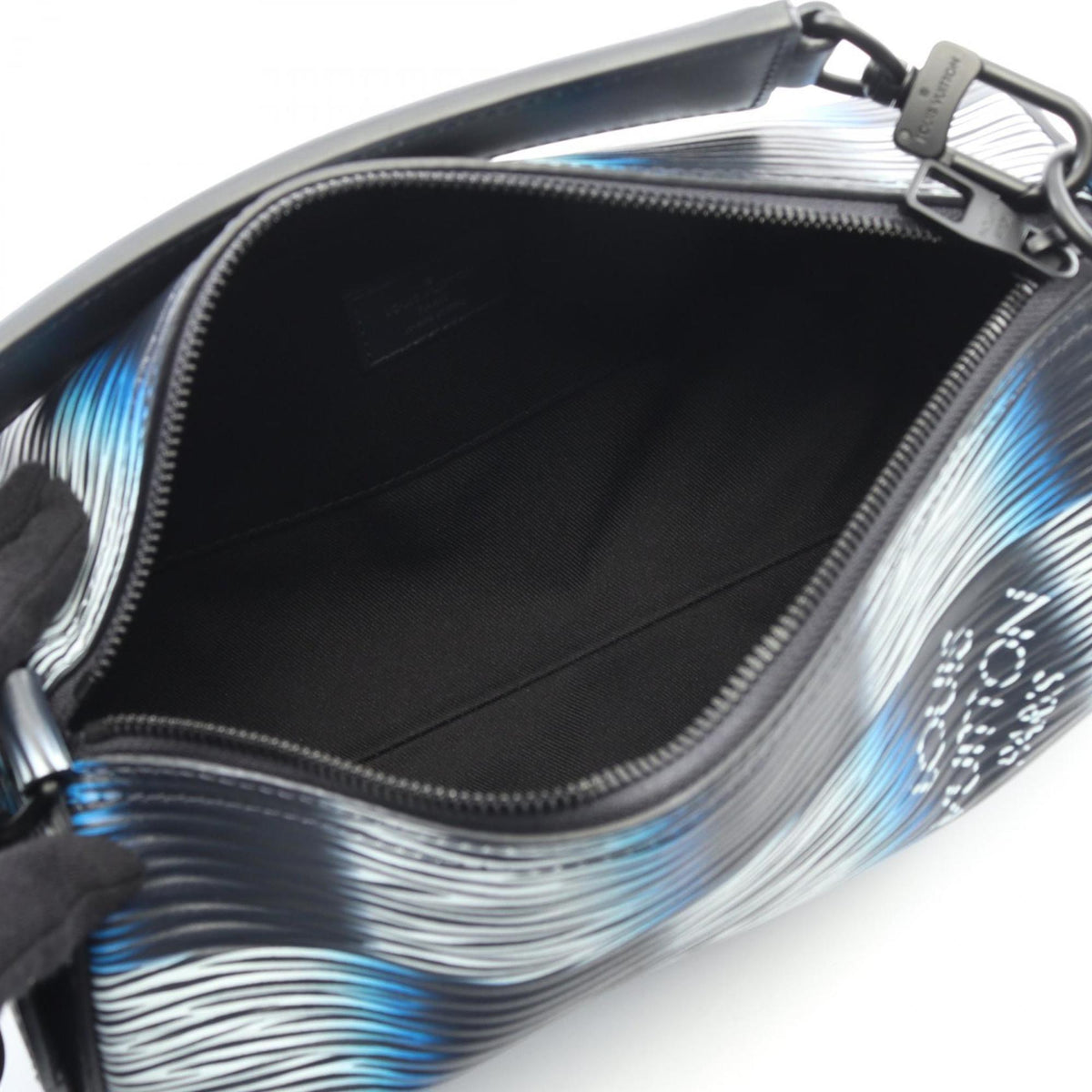 Louis Vuitton Black Blue Epi Leather Handbag (Pre-Owned)