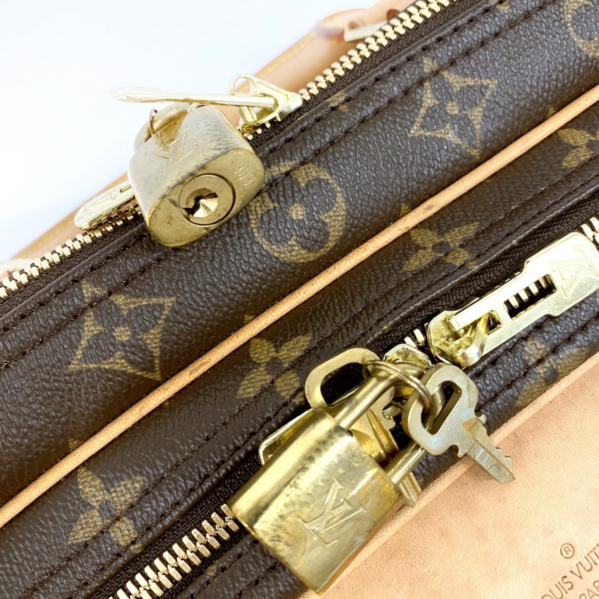 Louis Vuitton Brown Boston Bag (Pre-Owned)