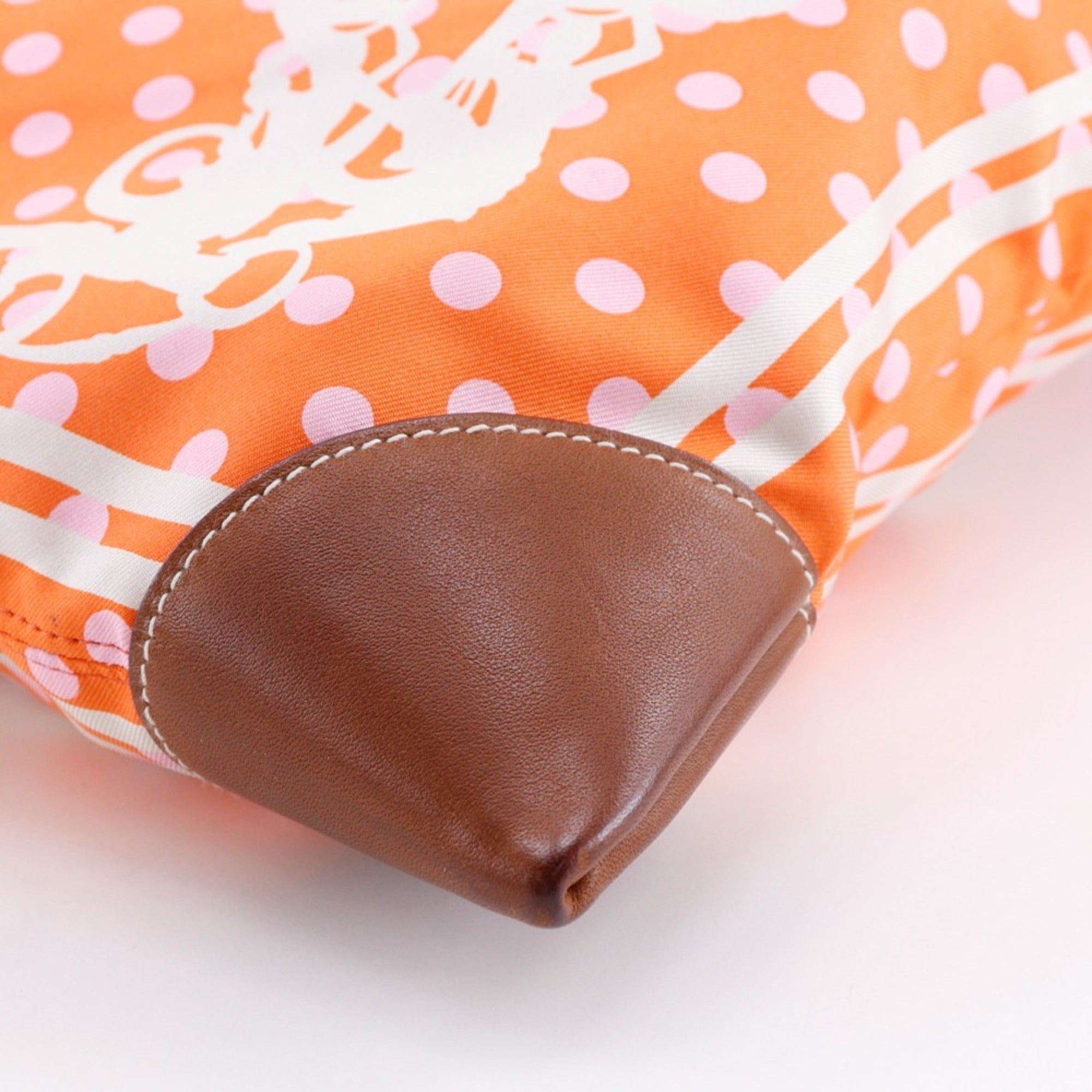 Hermes Orange Silk Shoulder Bag (Pre-Owned)