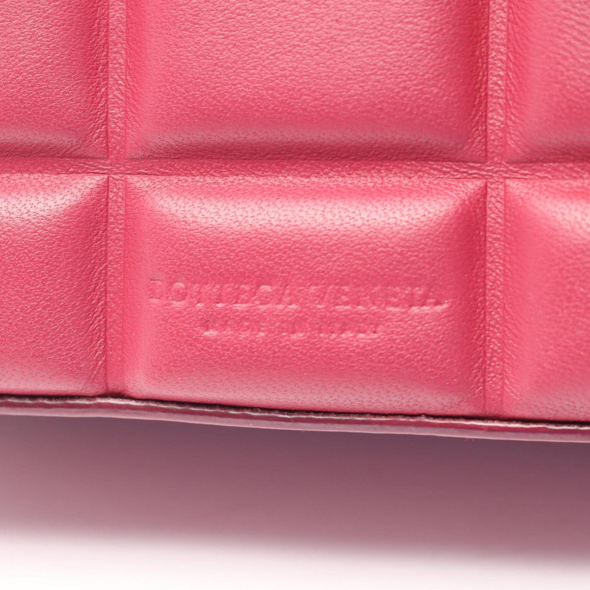 Bottega Veneta Pink Leather Shoulder Bag (Pre-Owned)