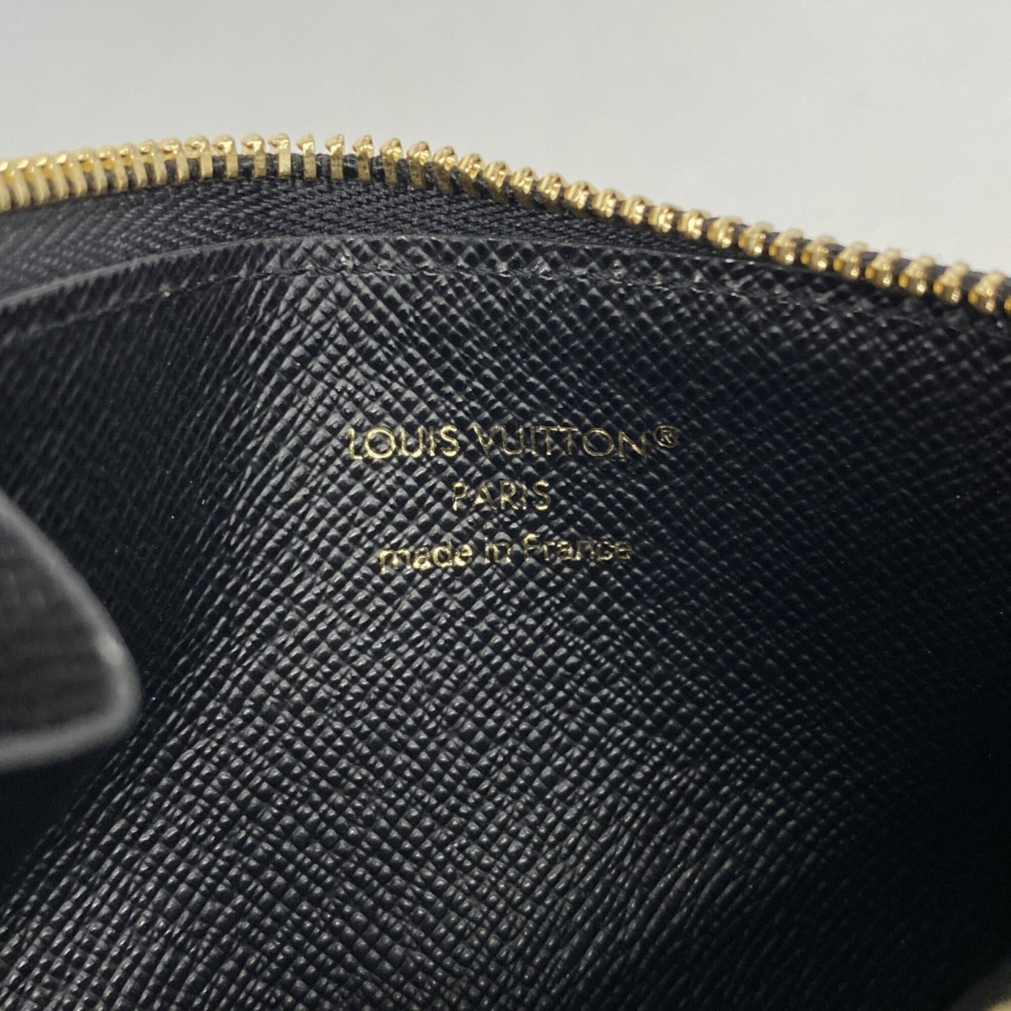 Louis Vuitton Black Brown Coin Purse/Coin Case (Pre-Owned)