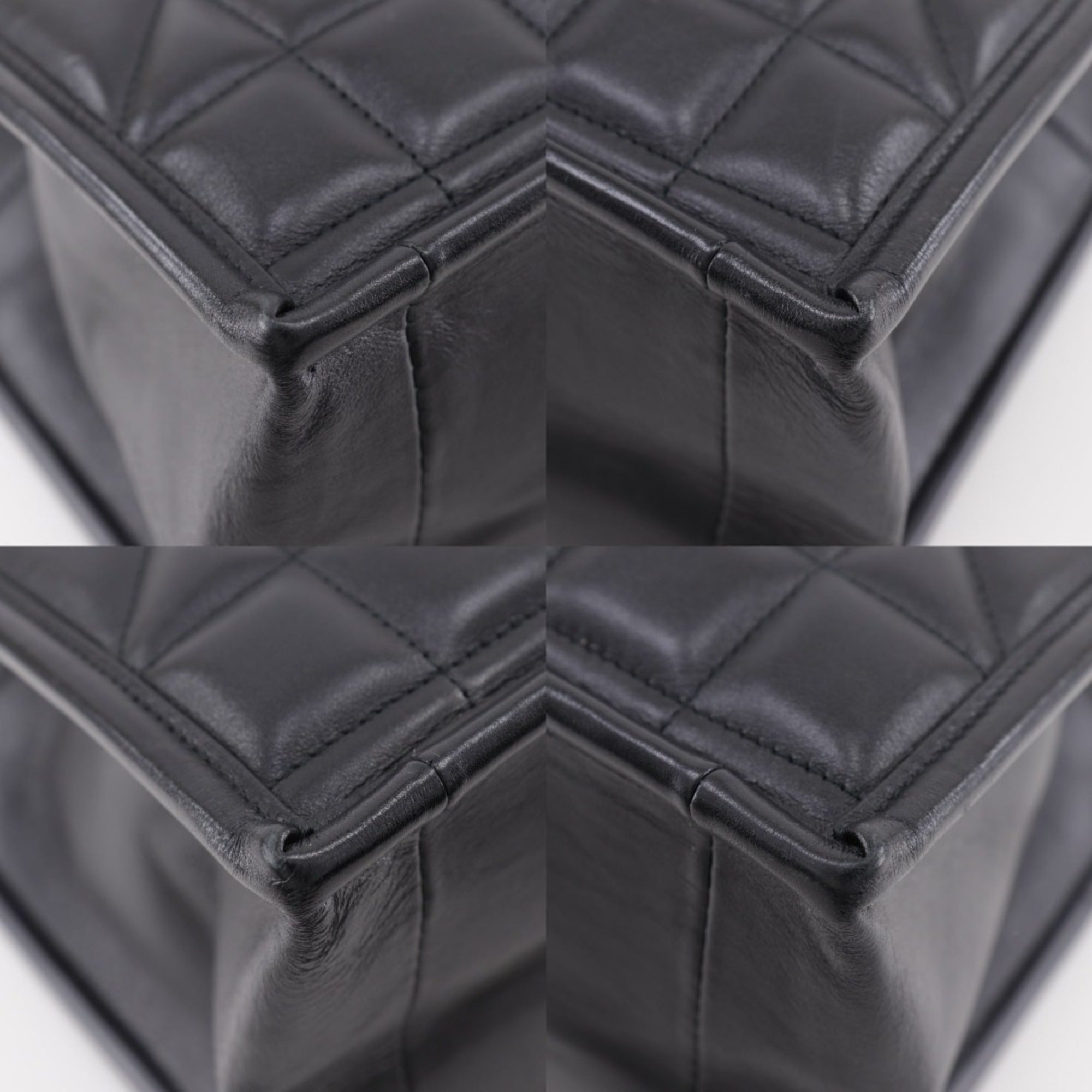 Christian Dior Black Leather Tote Bag (Pre-Owned)