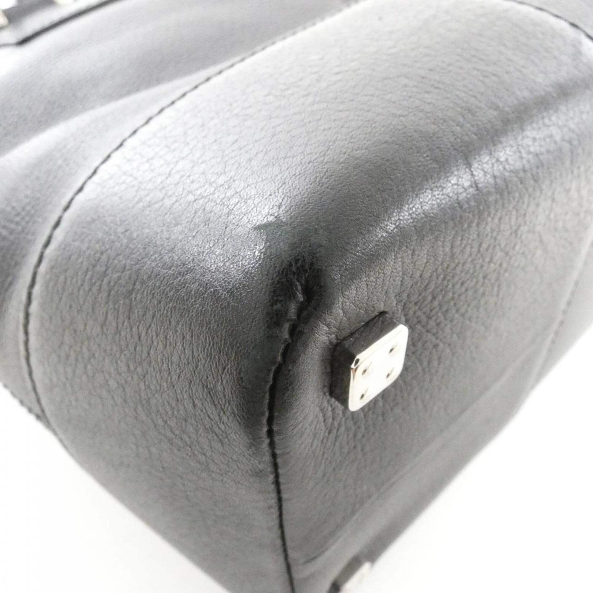 Loewe Black Leather Handbag (Pre-Owned)