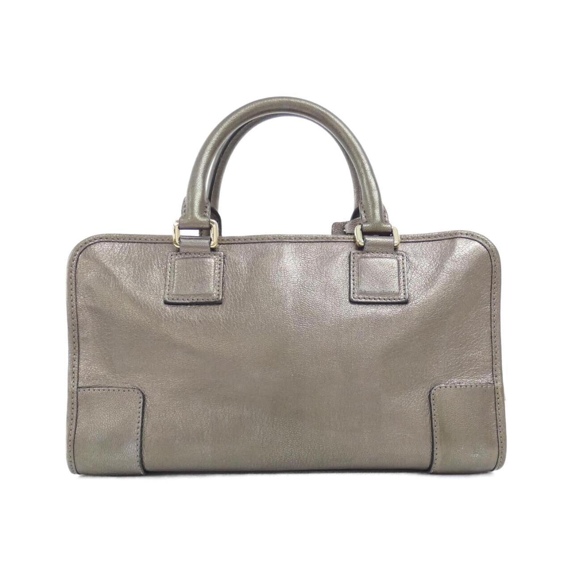 Loewe Bronze Leather Handbag (Pre-Owned)