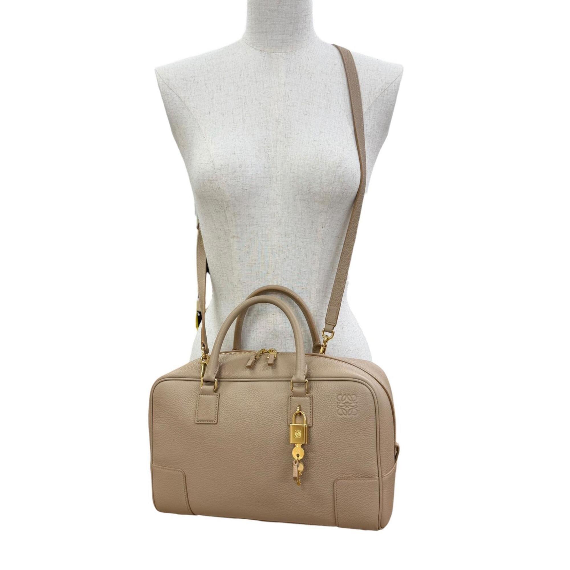Loewe Beige Handbag Shoulder Bag (Pre-Owned)