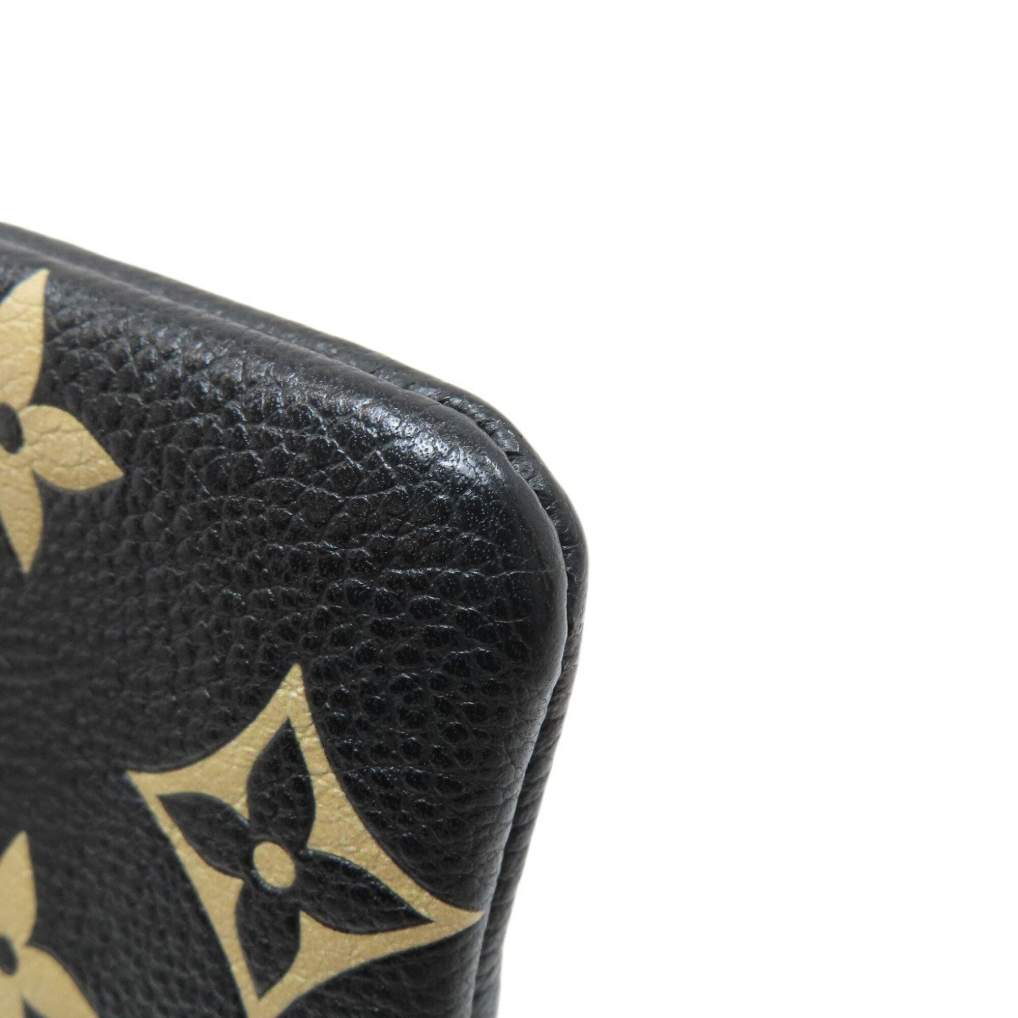 Louis Vuitton Empreinte Beige Black Monogram Empreinte Coin Purse/Coin Case (Pre-Owned)