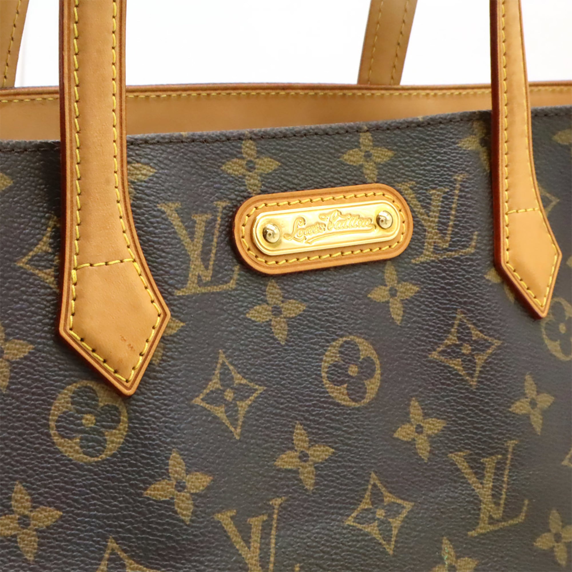 Louis Vuitton Brown Monogram Shoulder Bag Tote Bag (Pre-Owned)