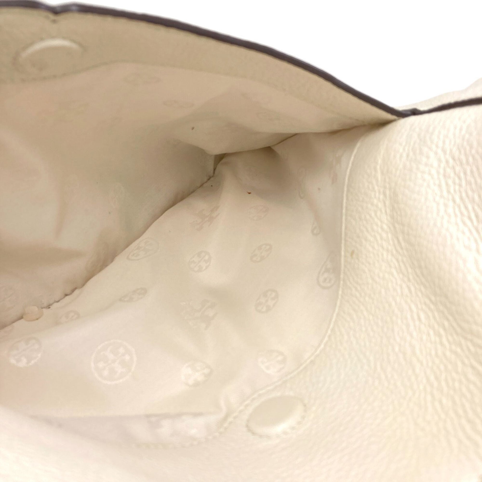 Tory Burch White Leather Tote Bag (Pre-Owned)