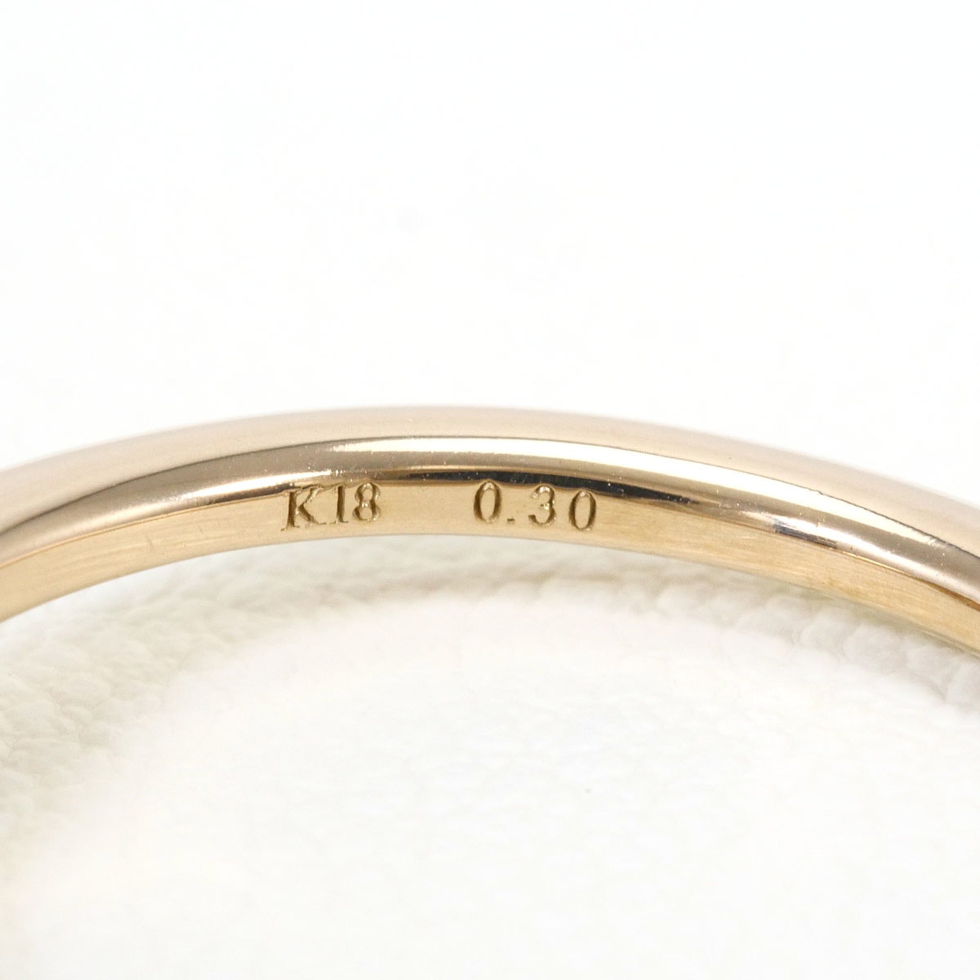 Unbranded Brown Yellow Gold Yellow Gold (18K) Band Ring (Pre-Owned)
