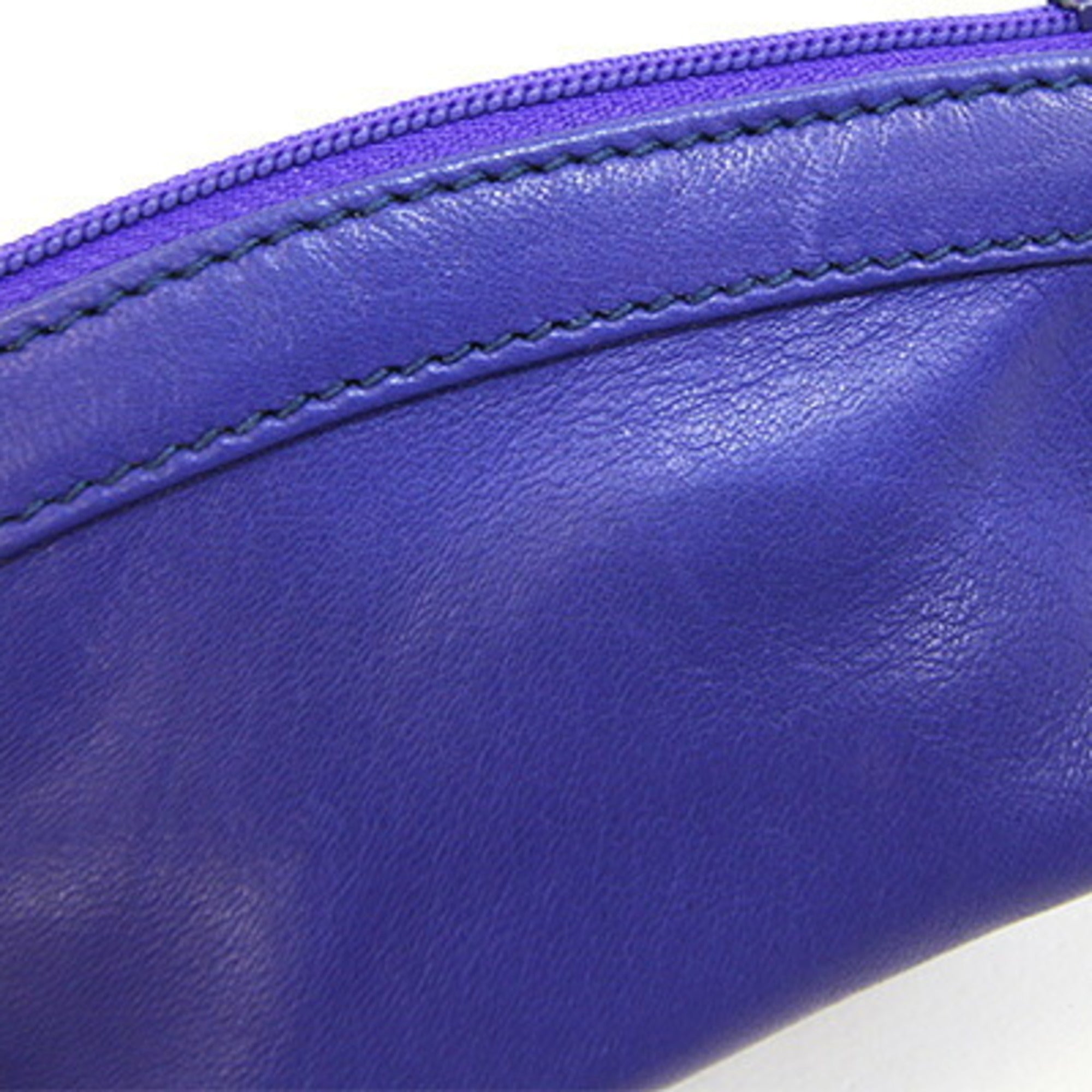 Gucci Blue Leather Coin Purse/Coin Case (Pre-Owned)