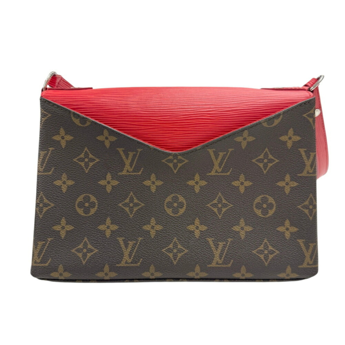 Louis Vuitton Red Brown Monogram Epi Leather Shoulder Bag (Pre-Owned)