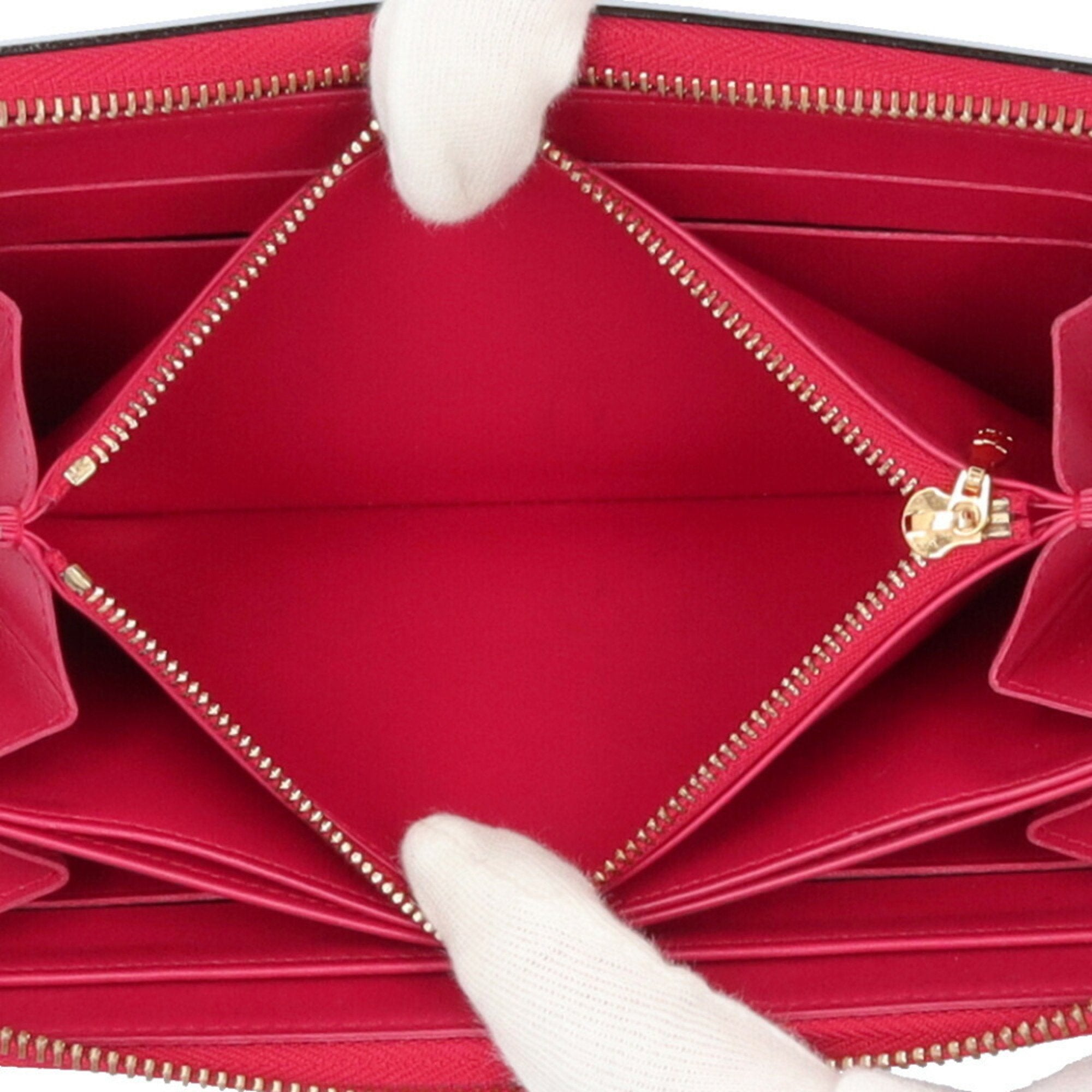Louis Vuitton Indian Rose Pink Purple Vernis Long Wallet (Bi-Fold) (Pre-Owned)