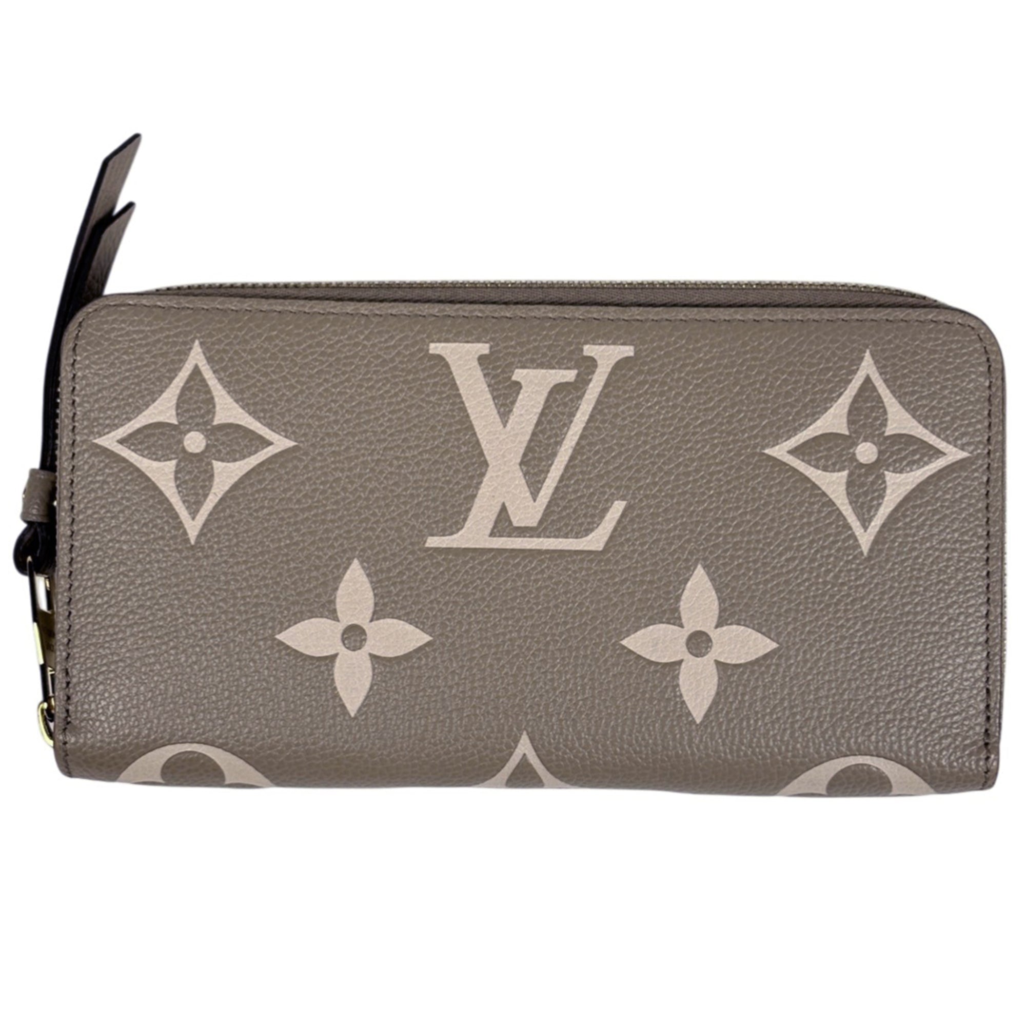 Louis Vuitton Cream Tourterelle Monogram Long Wallet (Bi-Fold) (Pre-Owned)