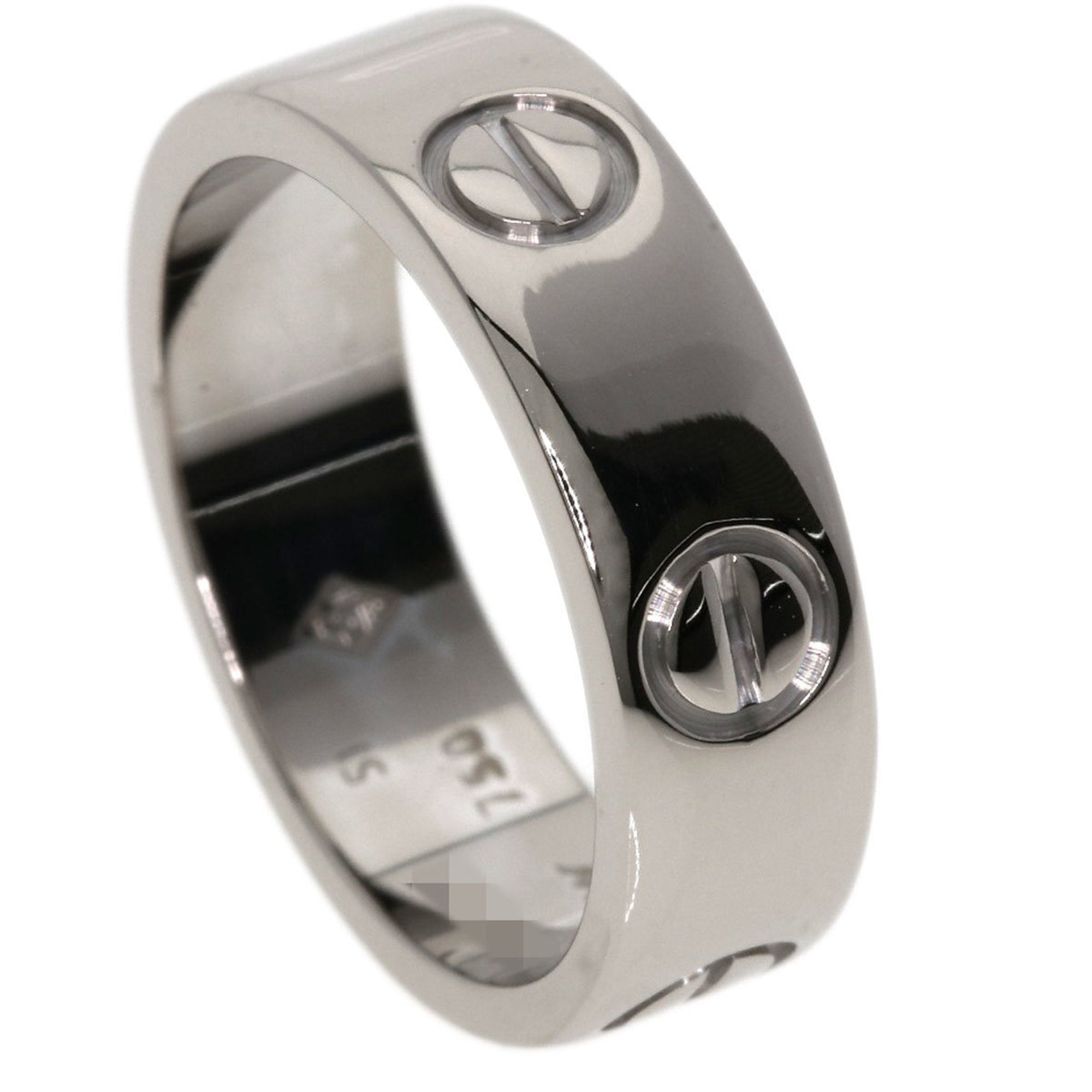 Cartier White Gold White Gold (18K) Band Ring (Pre-Owned)