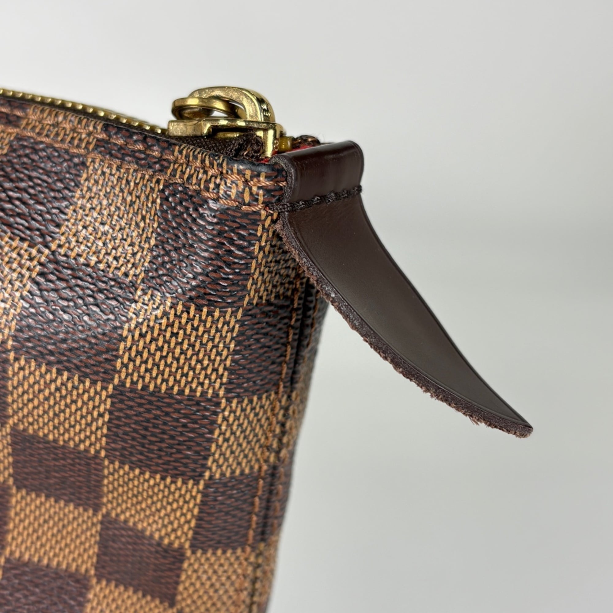 Louis Vuitton Damier Brown Damier Canvas Handbag Tote Bag (Pre-Owned)