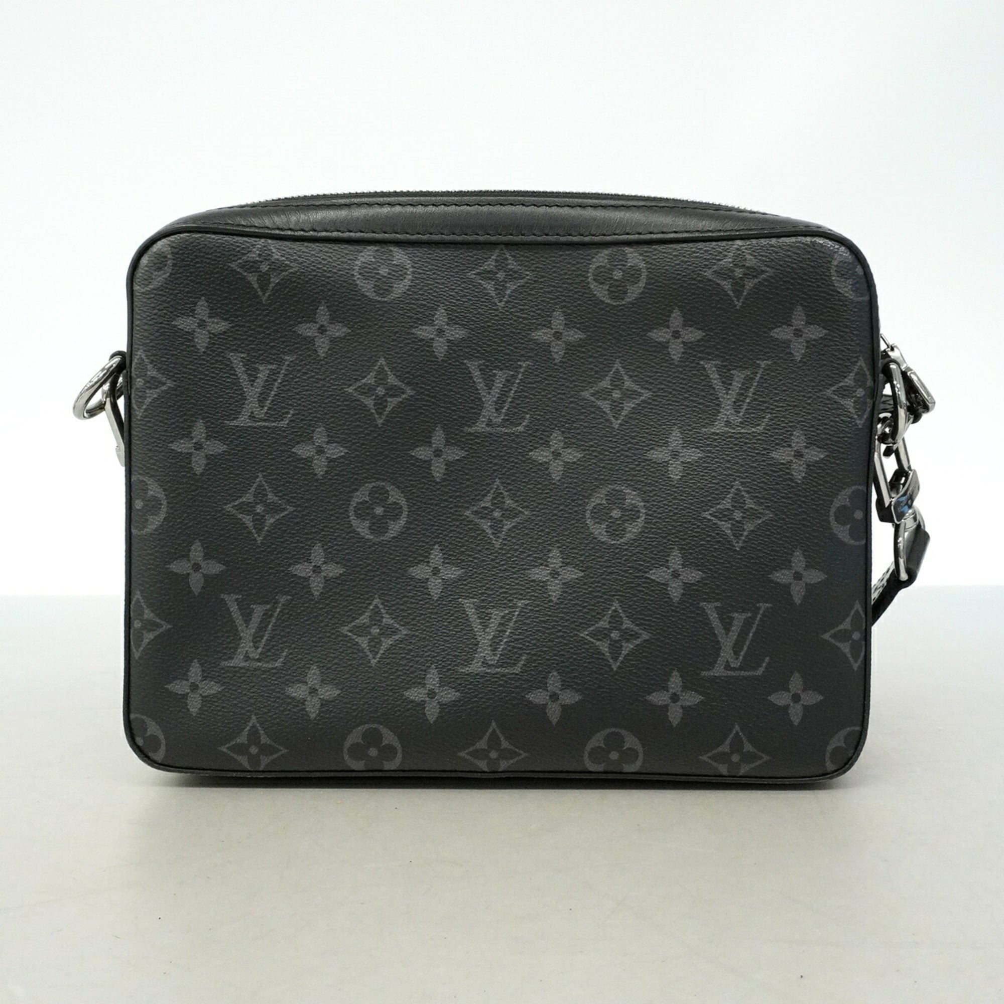 Louis Vuitton Black Gray Shoulder Bag (Pre-Owned)