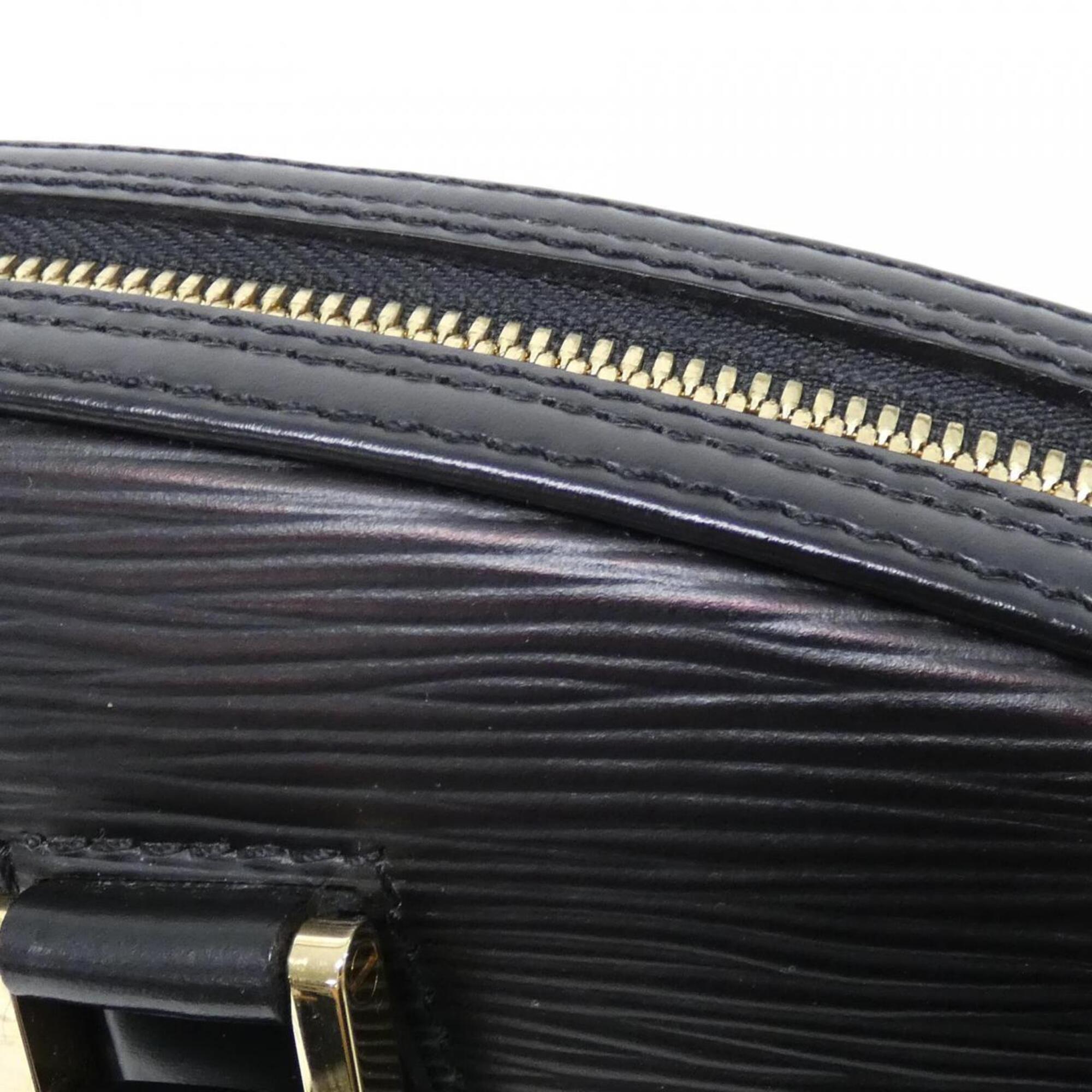 Louis Vuitton Black Leather Handbag (Pre-Owned)
