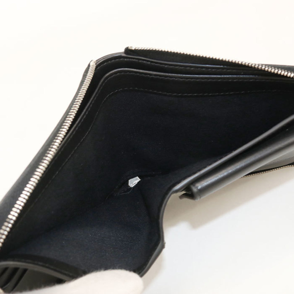 Celine Black Leather Wallet (Bi-Fold) (Pre-Owned)
