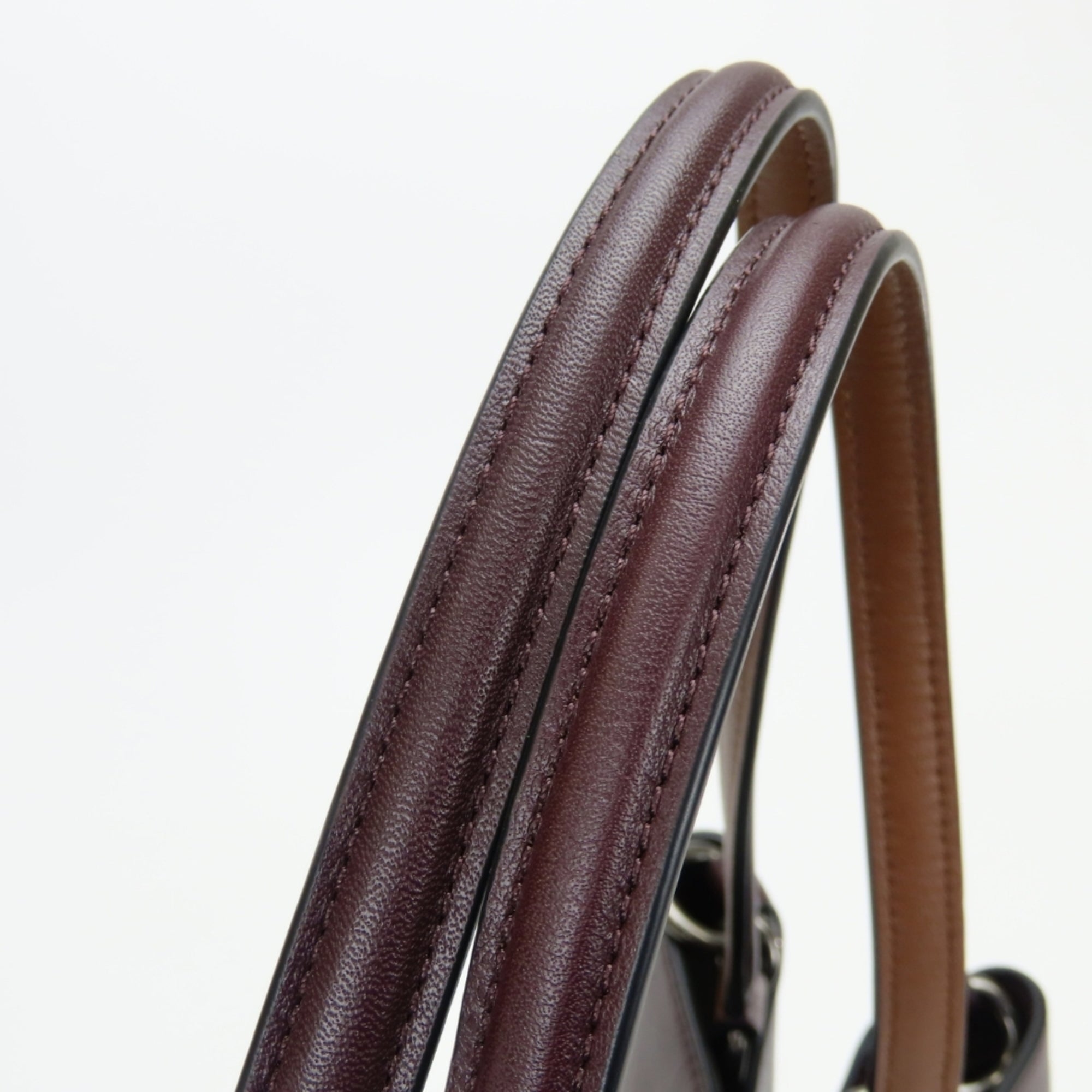 Coach Bordeaux Brown Canvas Tote Bag (Pre-Owned)