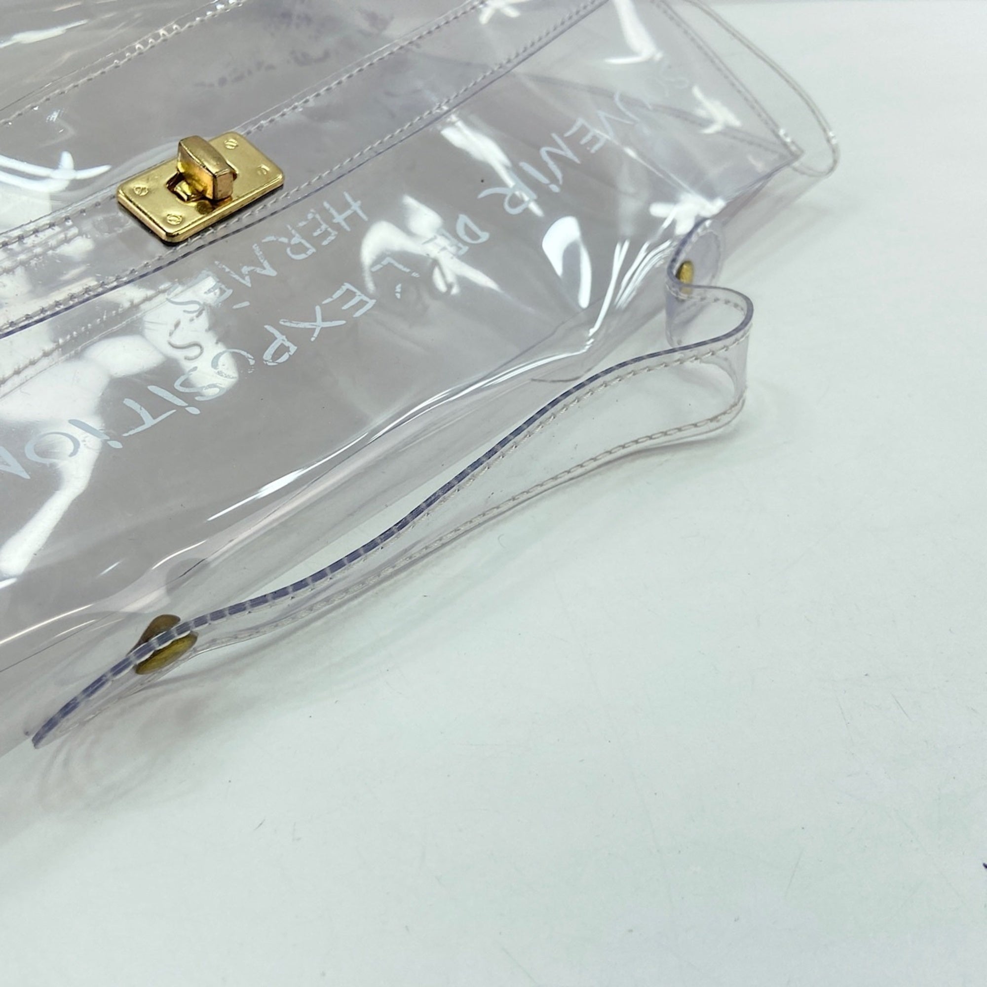 Hermes Clear Vinyl Handbag (Pre-Owned)