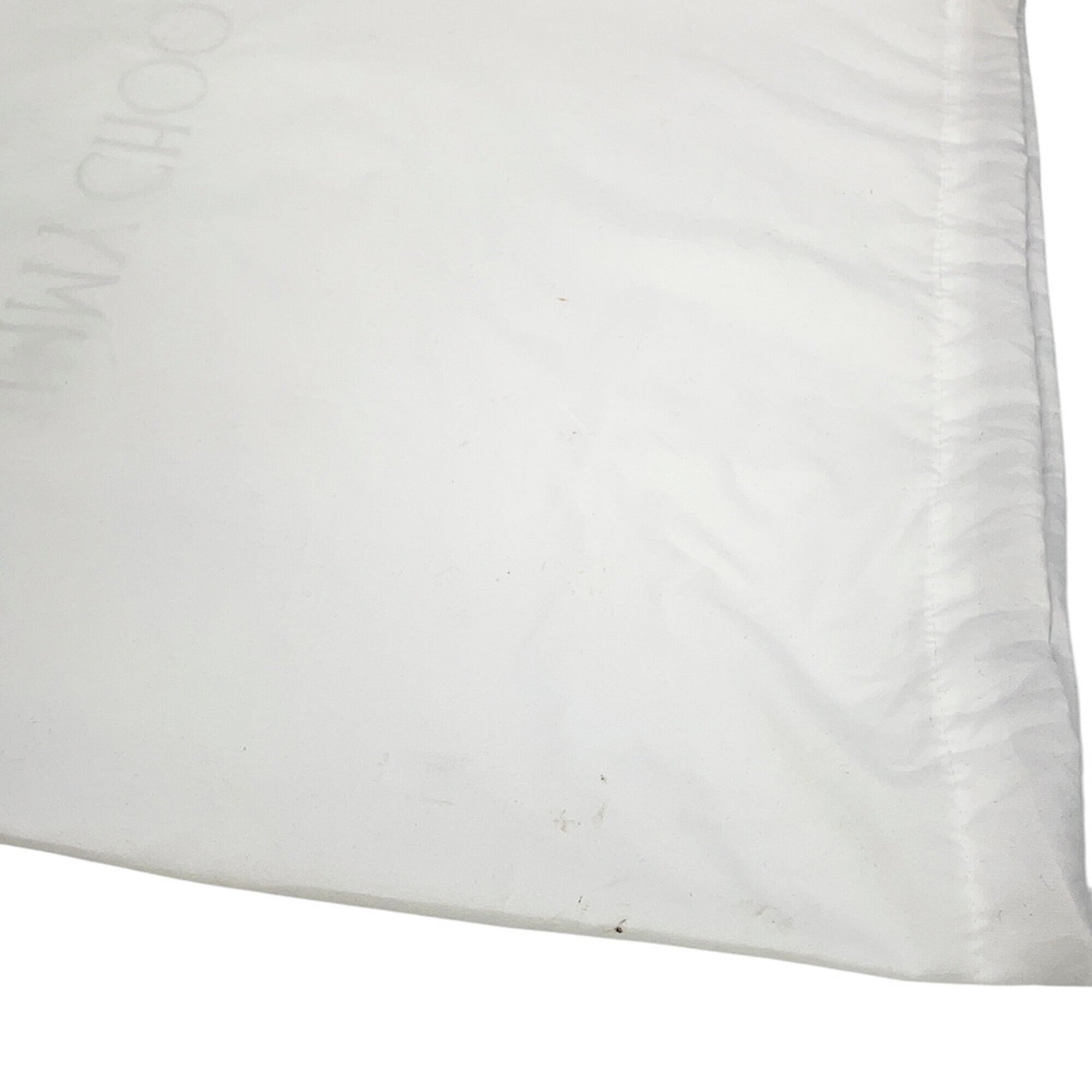 Jimmy Choo Navy Black Canvas Leather Handbag Tote Bag (Pre-Owned)