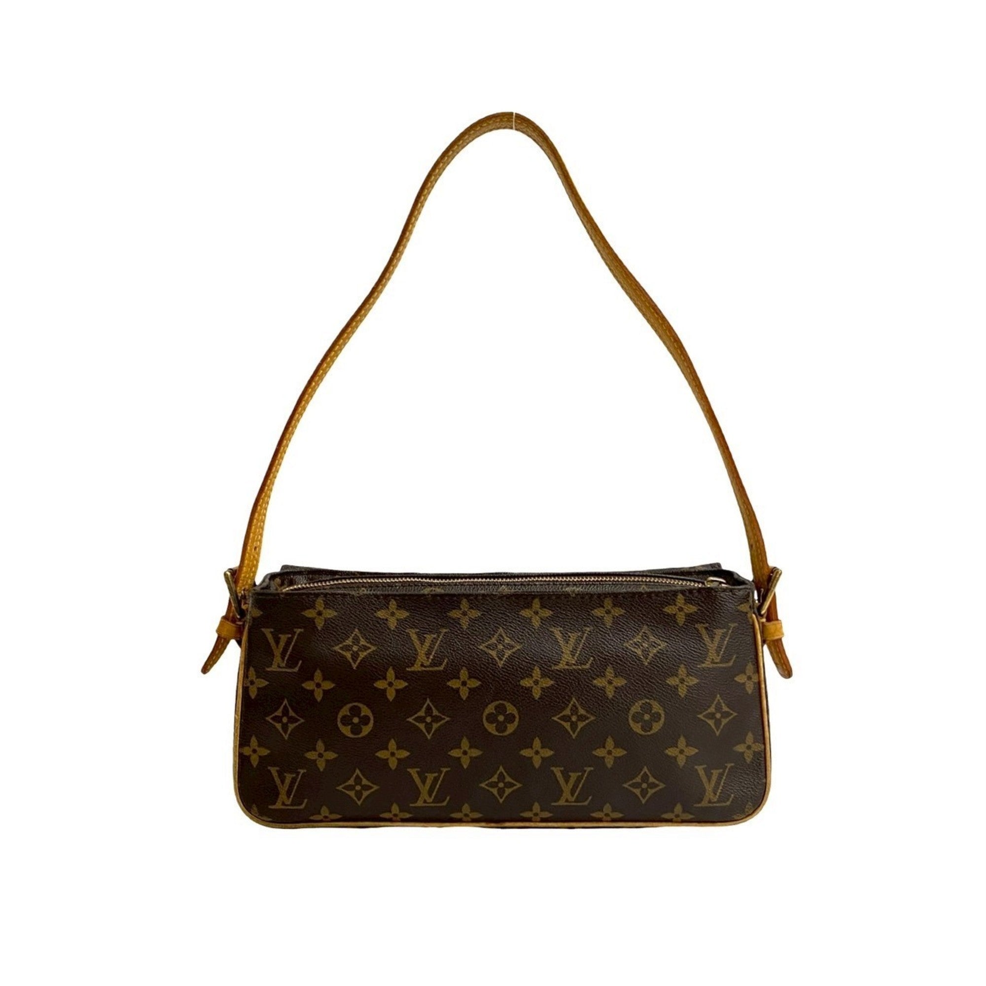 Louis Vuitton Brown Leather Shoulder Bag (Pre-Owned)