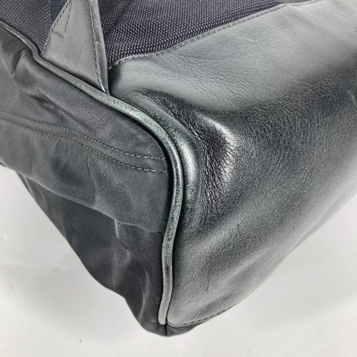Burberry Black White Nylon Backpack (Pre-Owned)