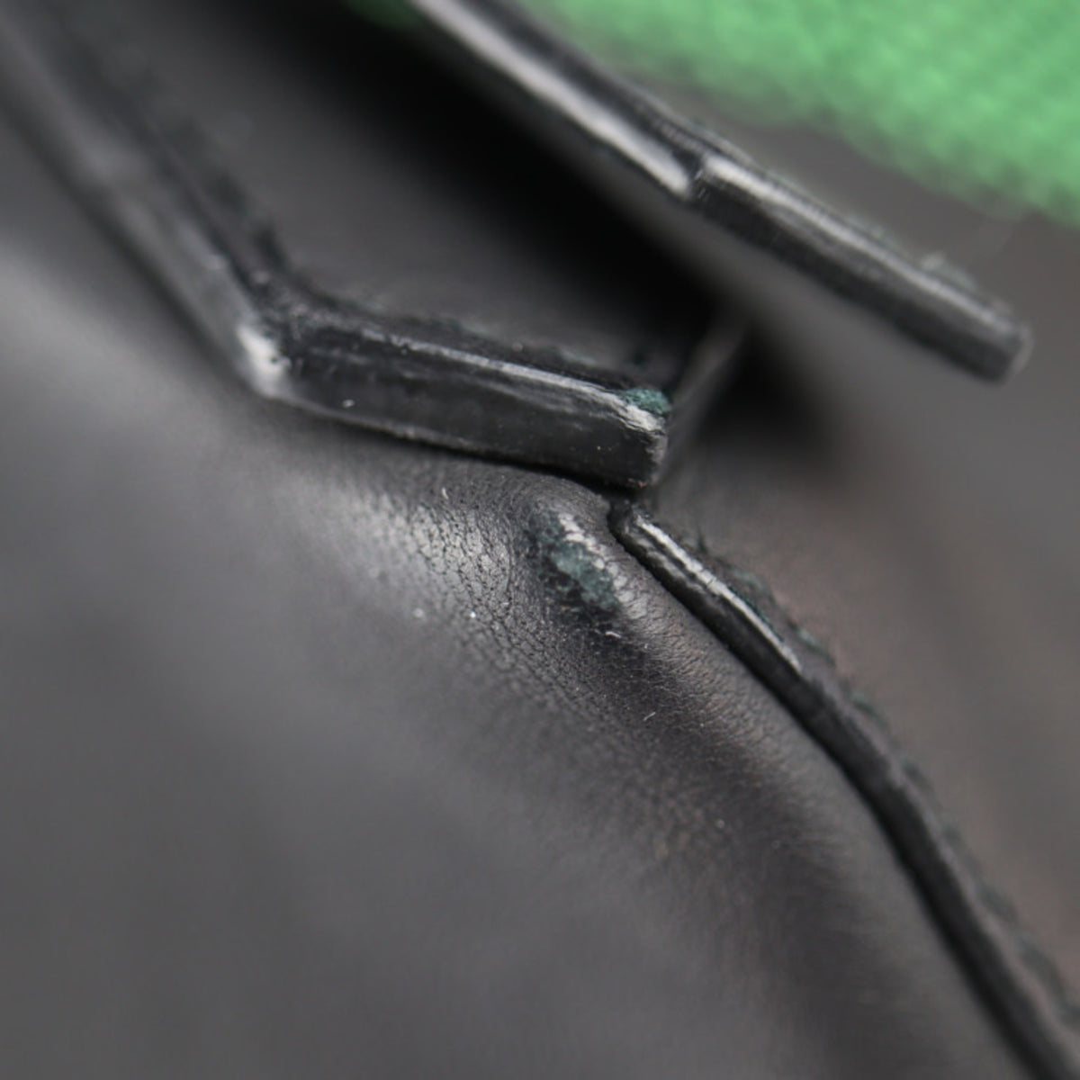 Balenciaga Black Green Nylon Canvas Leather Backpack (Pre-Owned)