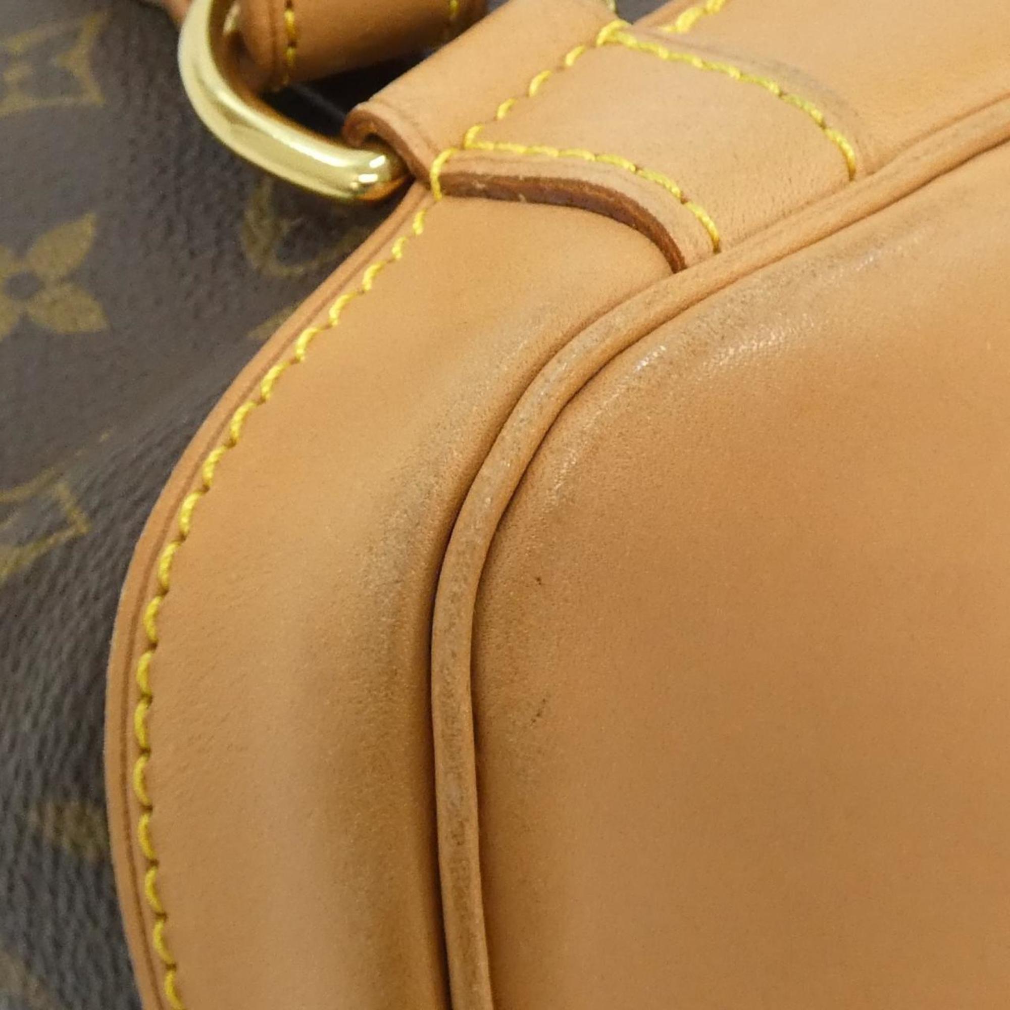 Louis Vuitton Monogram Marron Coated Canvas Backpack (Pre-Owned)