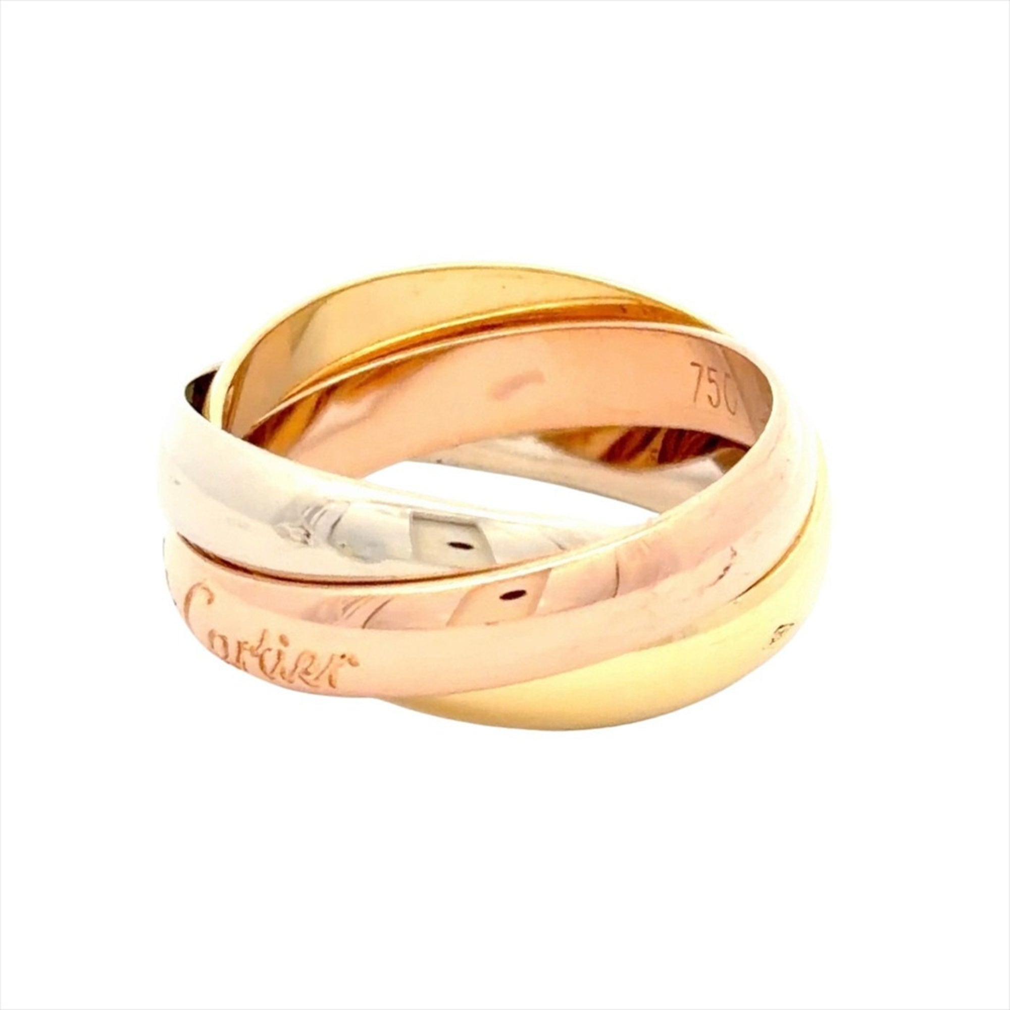 Cartier Yellow Gold (18K) Pink Gold (18K) White Gold (18K) Band Ring (Pre-Owned)