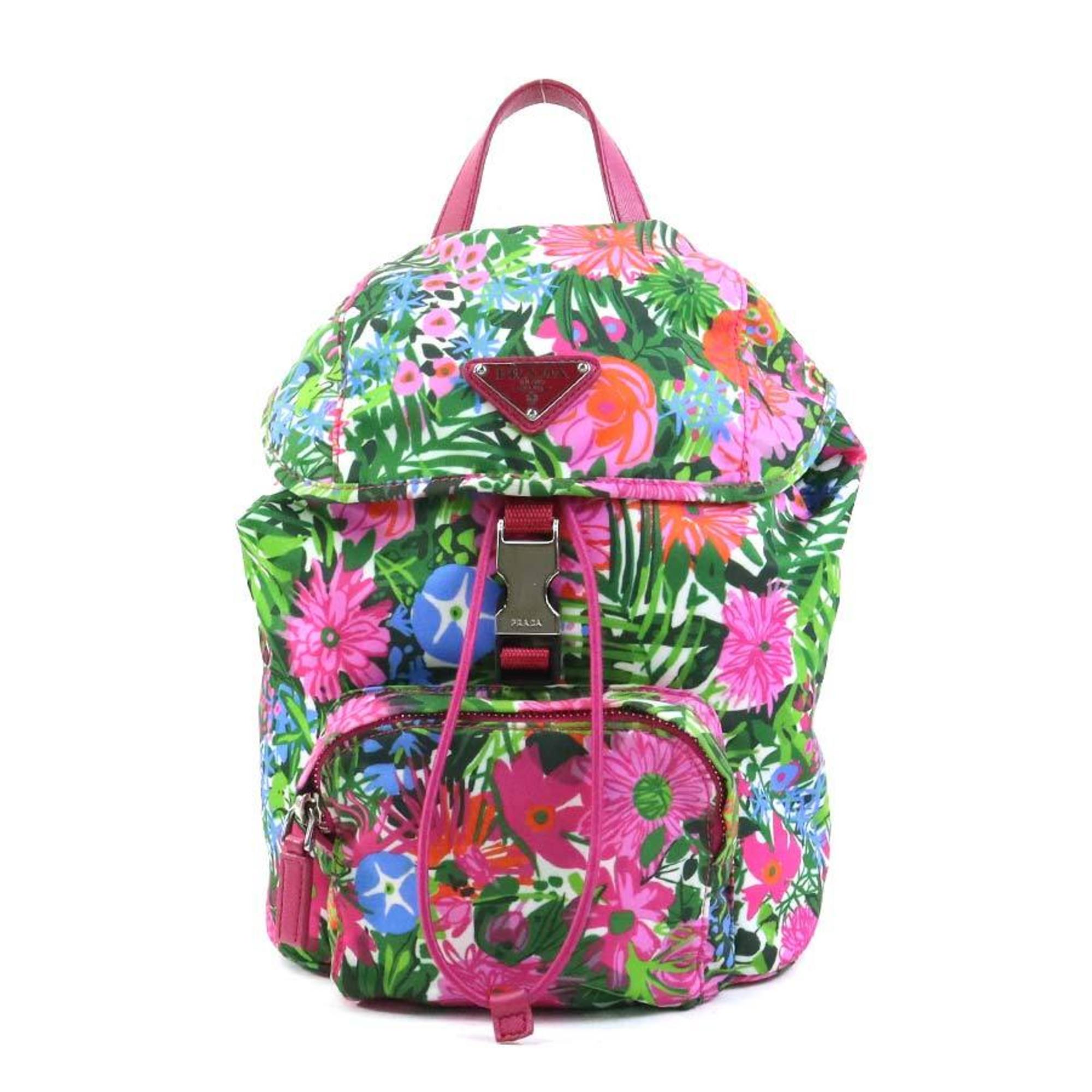 Prada Multi-Color Nylon Backpack (Pre-Owned)