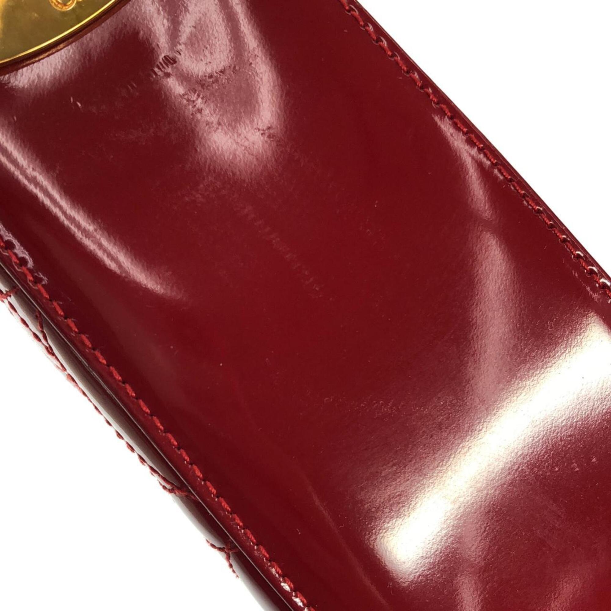 Christian Dior Red Color Leather Shoulder Bag (Pre-Owned)