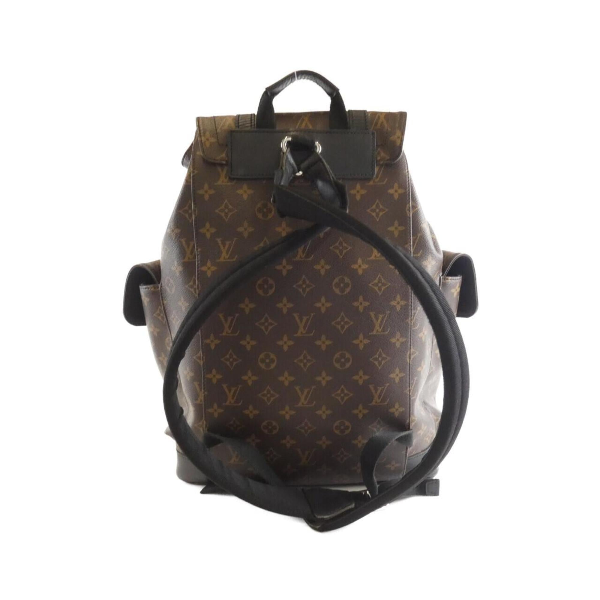 Louis Vuitton Brown Coated Canvas Backpack (Pre-Owned)