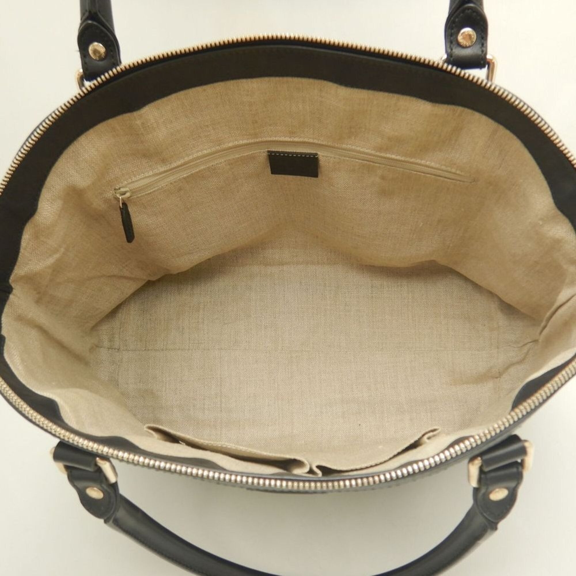 Gucci Microguccissima Black Leather Tote Bag (Pre-Owned)