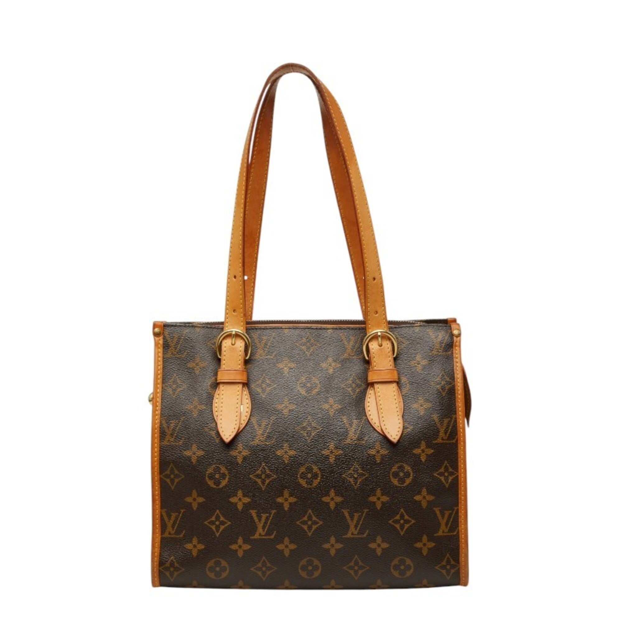 Louis Vuitton Monogram Brown Pvc Leather Tote Bag (Pre-Owned)