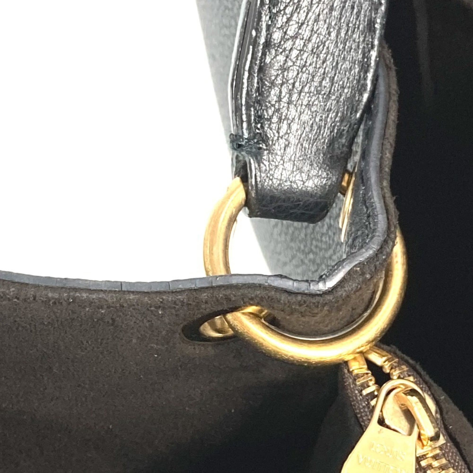 Louis Vuitton Black Noir Monogram Empreinte Handbag Tote Bag (Pre-Owned)
