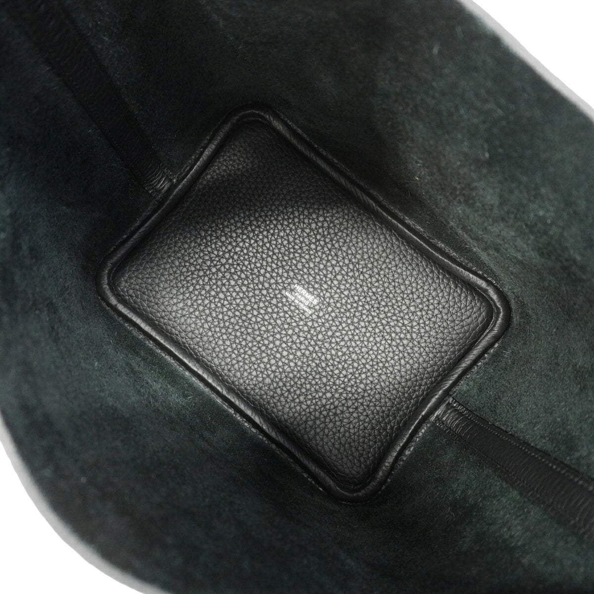 Hermes Black Taurillon Clemence Leather Handbag (Pre-Owned)