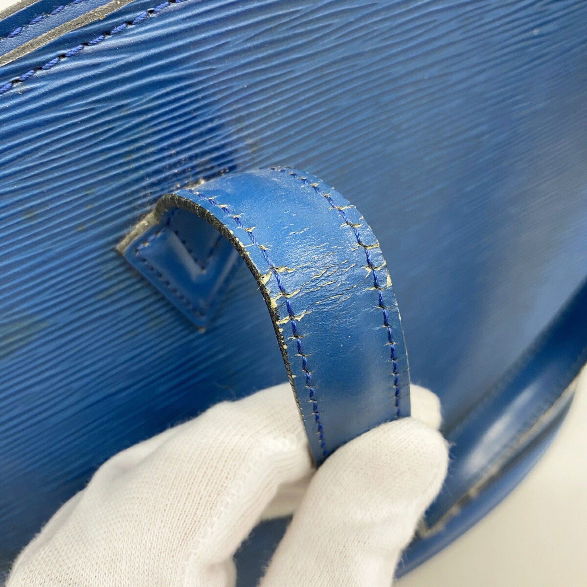 Louis Vuitton Toledo Blue Handbag (Pre-Owned)