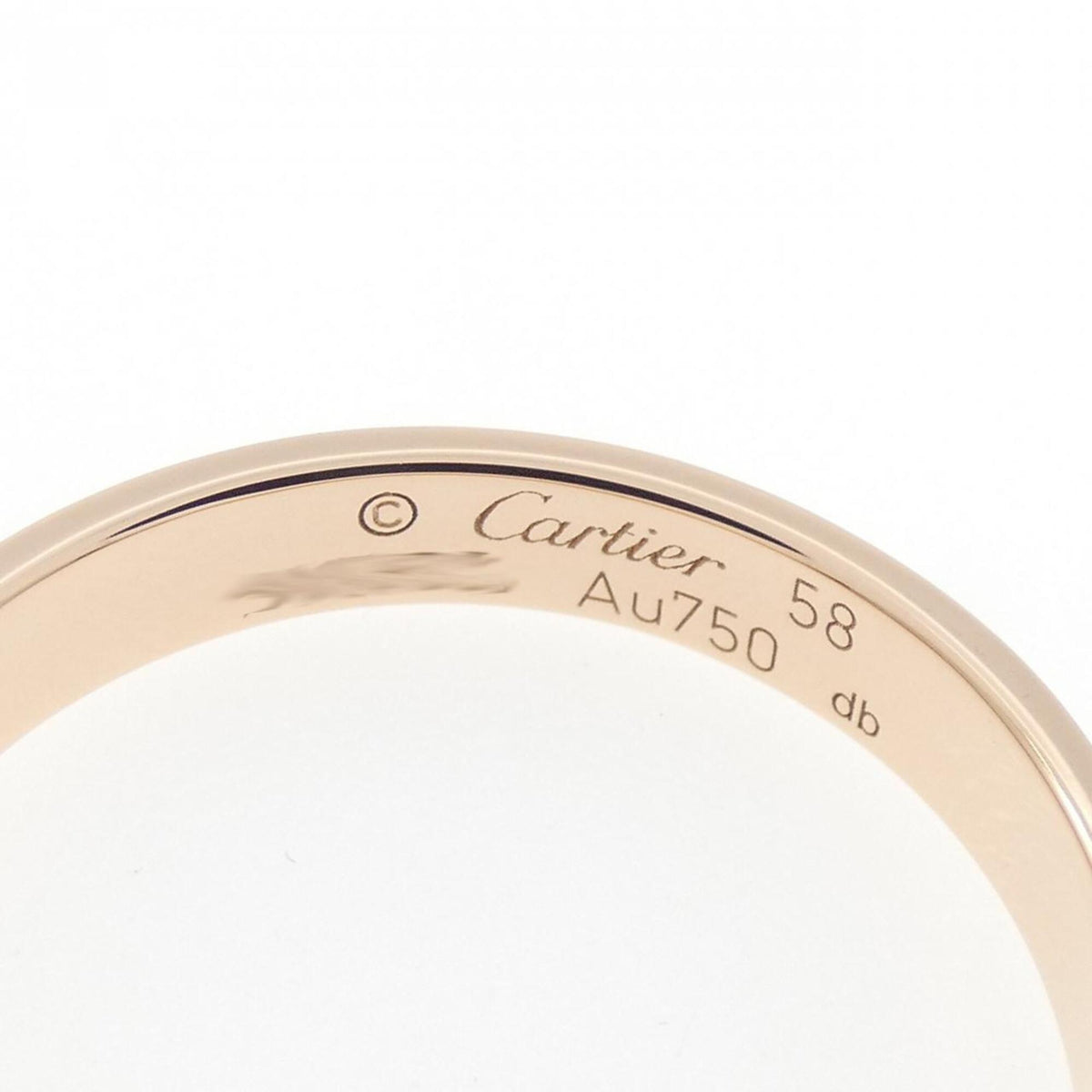 Cartier Pink Gold (18K) Band Ring (Pre-Owned)