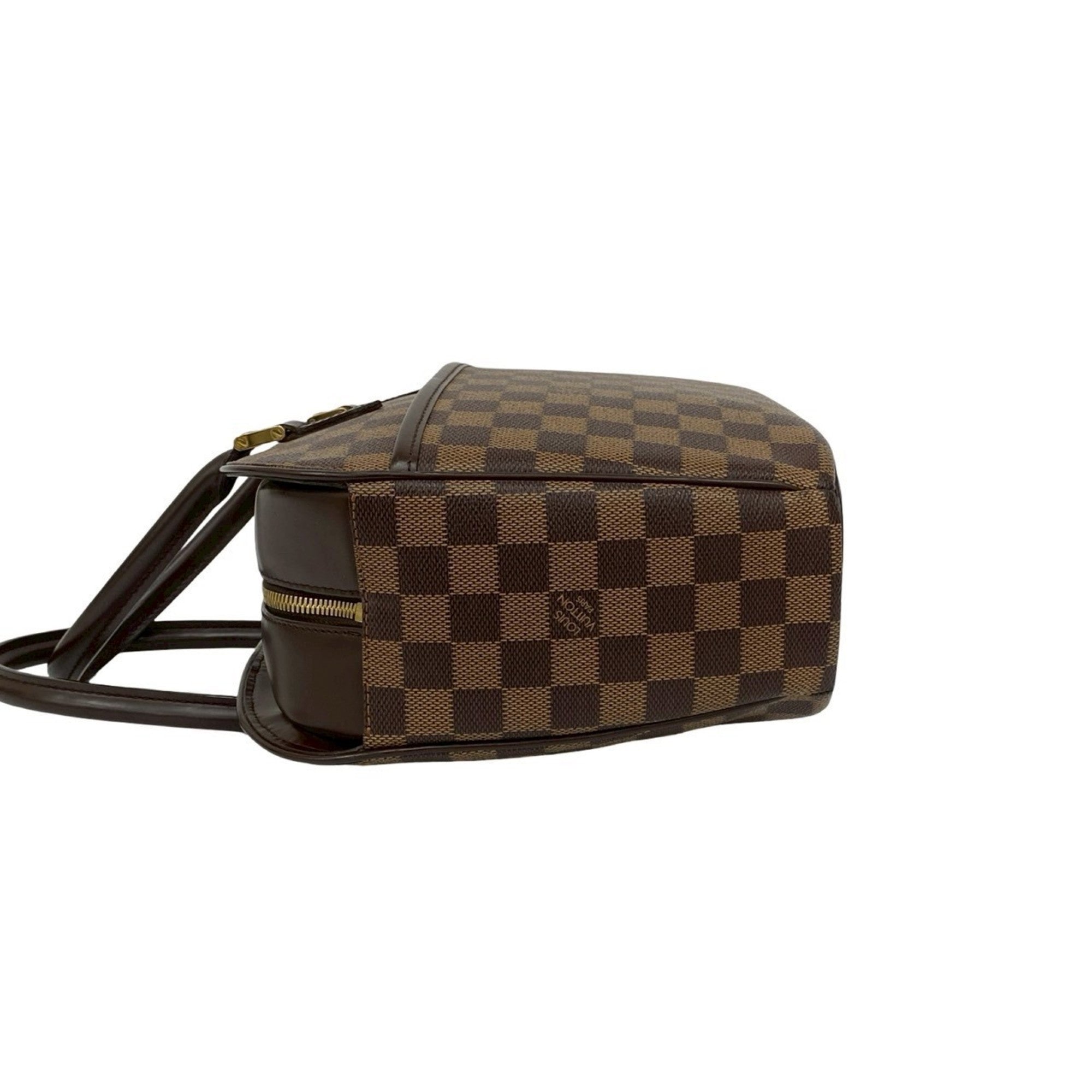 Louis Vuitton Brown Leather Pvc Boston Bag Handbag (Pre-Owned)