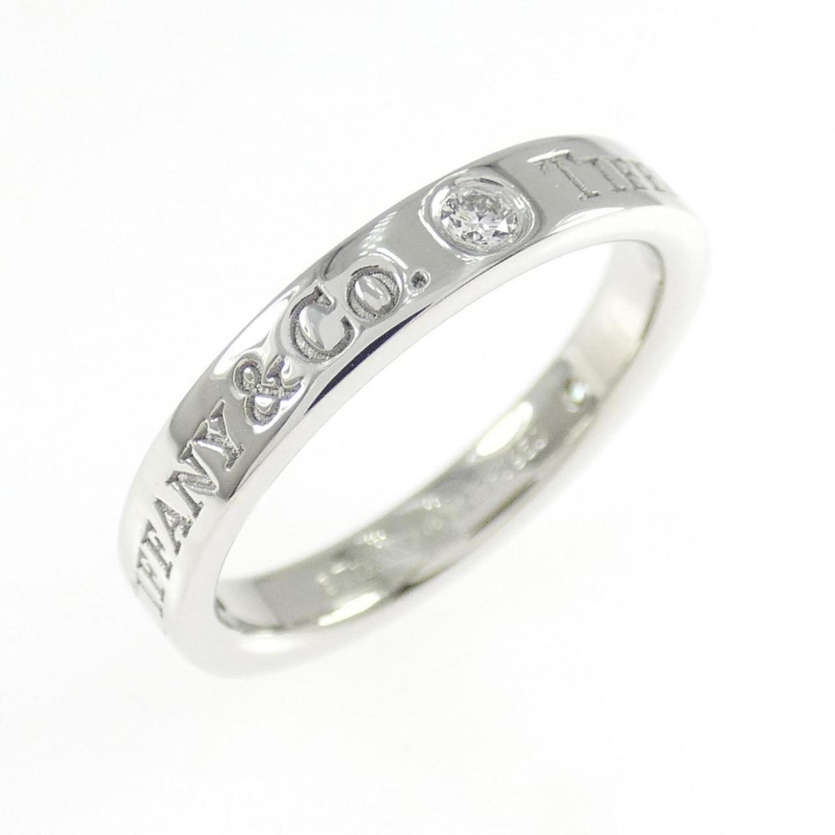 Tiffany Platinum 950 Band Ring (Pre-Owned)