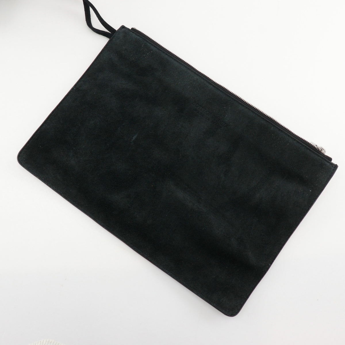 Bottega Veneta Black Leather Clutch Bag (Pre-Owned)