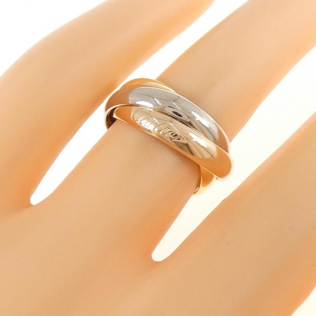 Cartier Trinity Yellow Gold (18K) Pink Gold (18K) White Gold (18K) Band Ring (Pre-Owned)
